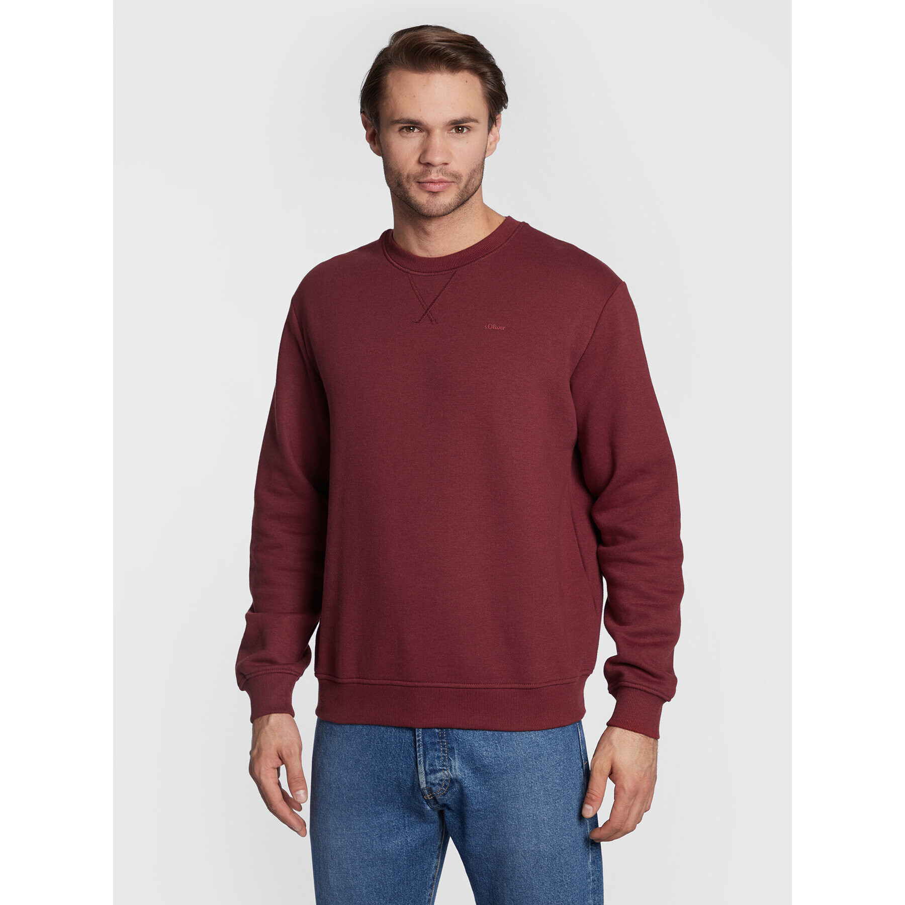 s.Oliver Суитшърт 2122820 Червен Regular Fit - Pepit.bg