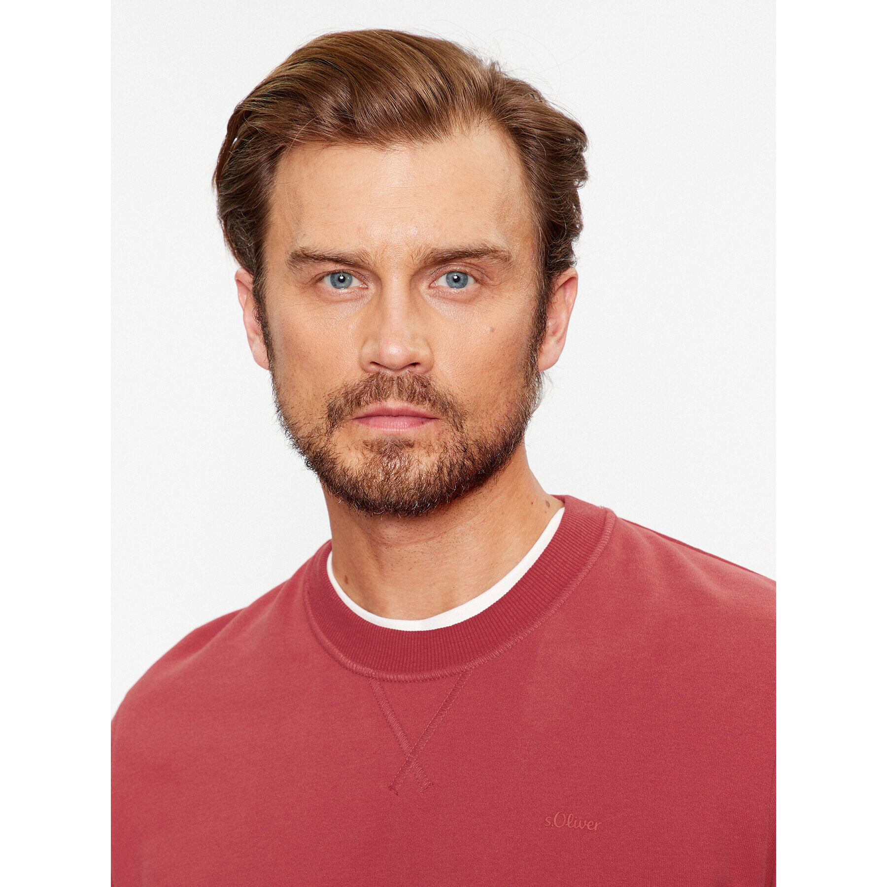 s.Oliver Суитшърт 2132737 Червен Regular Fit - Pepit.bg