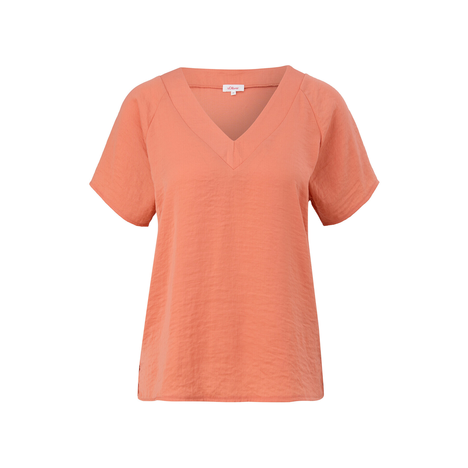 s.Oliver Тишърт 2129455 Оранжев Regular Fit - Pepit.bg