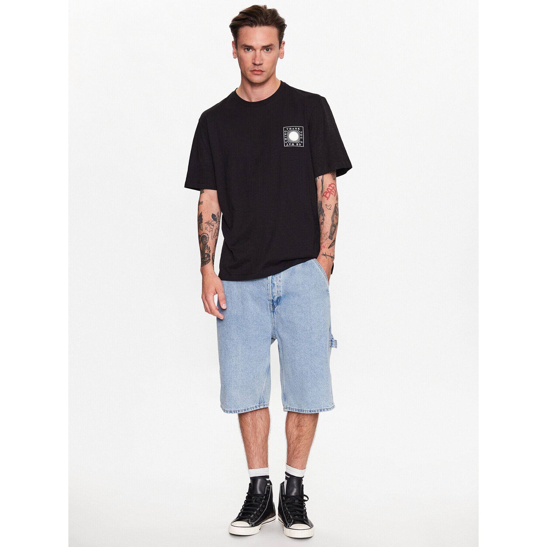 s.Oliver Тишърт 2129466 Черен Regular Fit - Pepit.bg