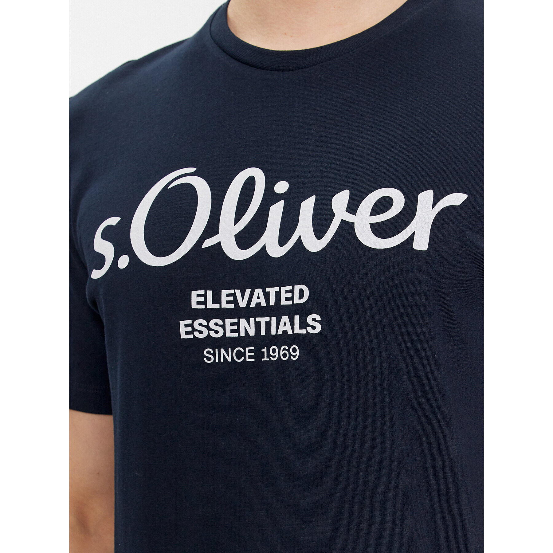 s.Oliver Тишърт 2139909 Син Regular Fit - Pepit.bg