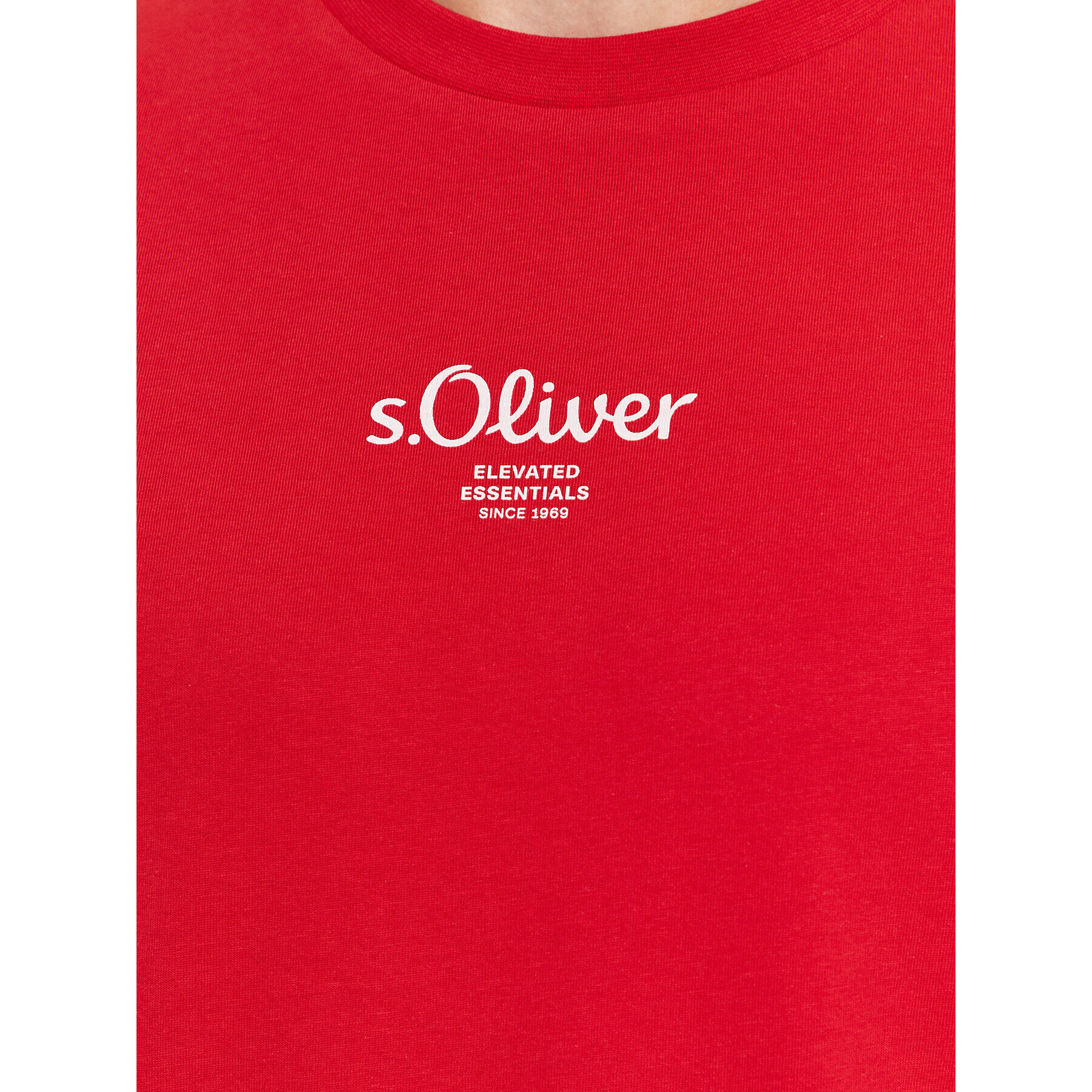 s.Oliver Тишърт 2140013 Червен Regular Fit - Pepit.bg