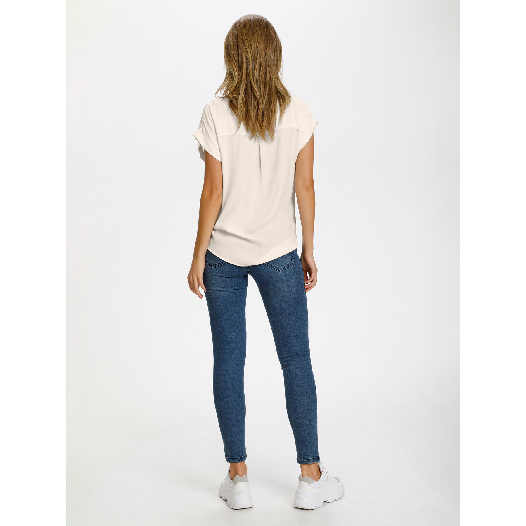 Saint Tropez Блуза 30500069 Бял Classic Fit - Pepit.bg