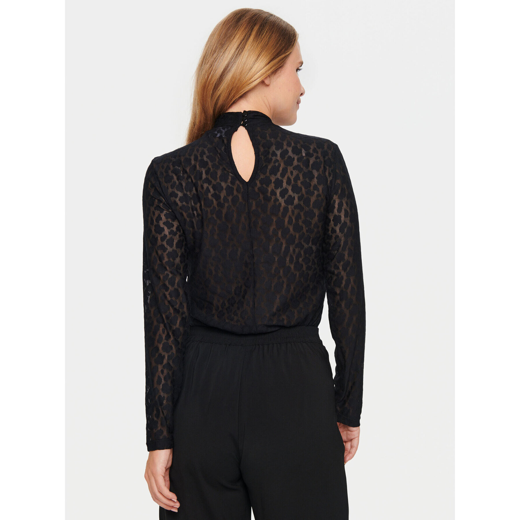 Saint Tropez Блуза 30512959 Черен Slim Fit - Pepit.bg