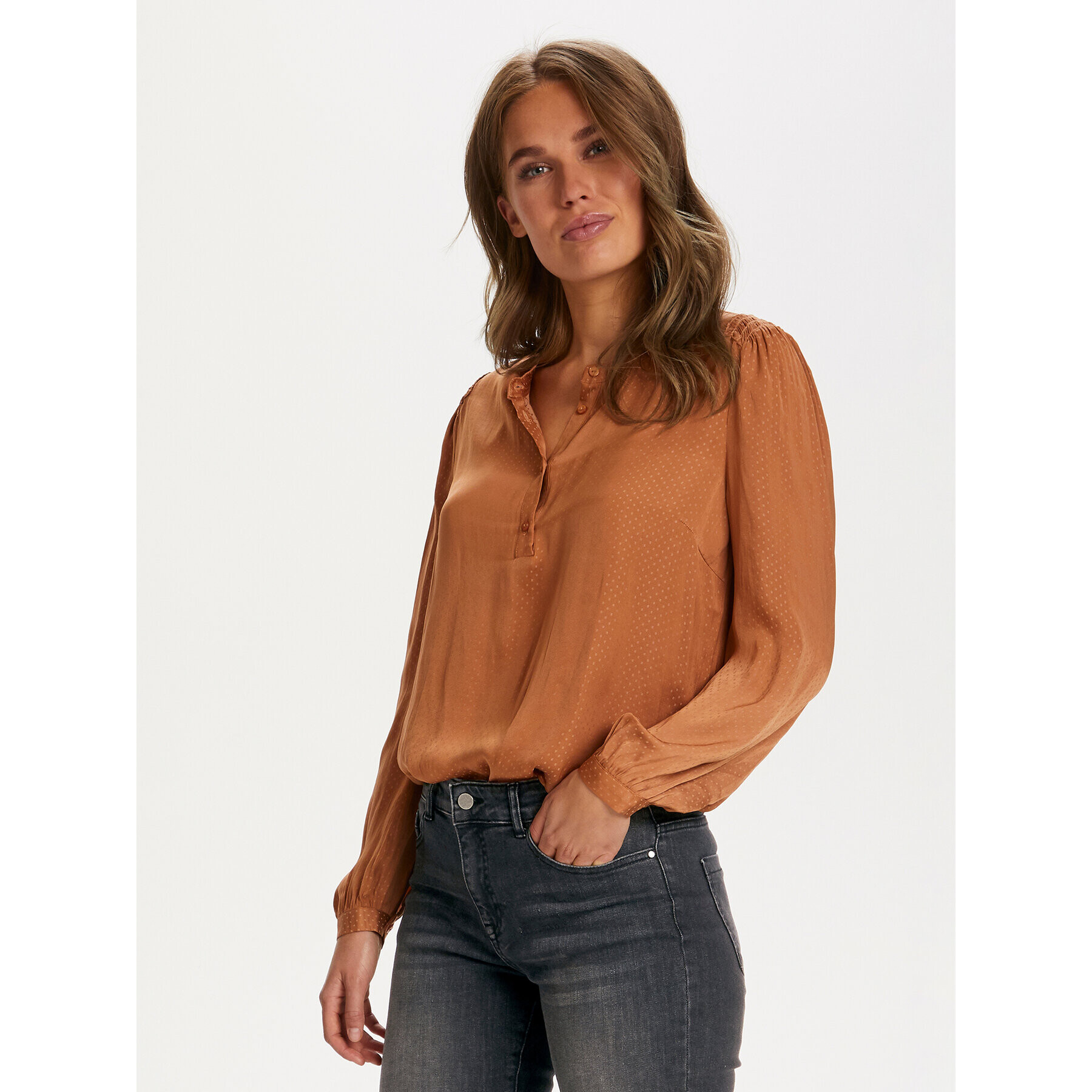 Saint Tropez Дънки 30510051 Сив Regular Fit - Pepit.bg