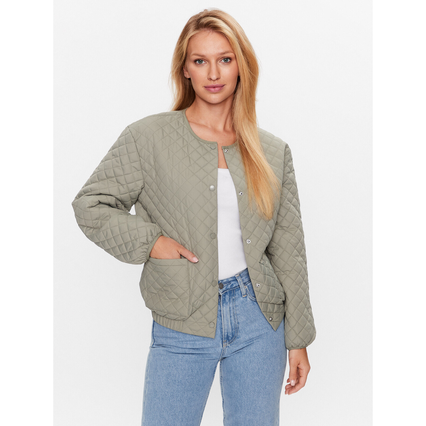 Saint Tropez Преходно яке 30512376 Зелен Regular Fit - Pepit.bg