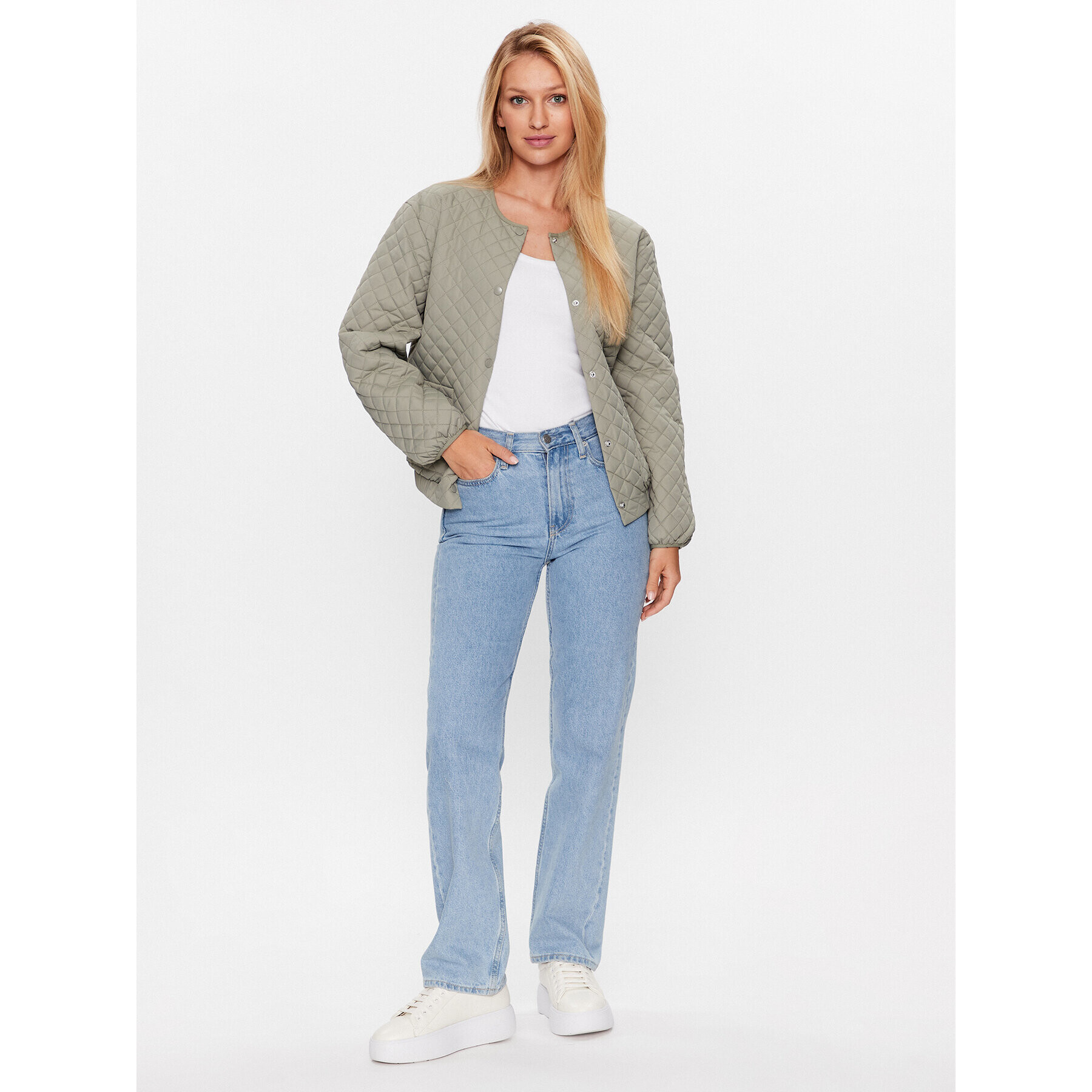 Saint Tropez Преходно яке 30512376 Зелен Regular Fit - Pepit.bg