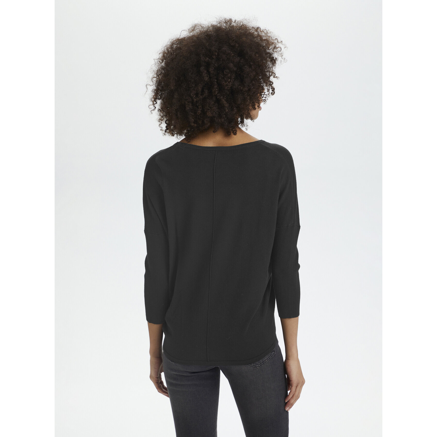 Saint Tropez Пуловер 30500003 Черен Casual Fit - Pepit.bg