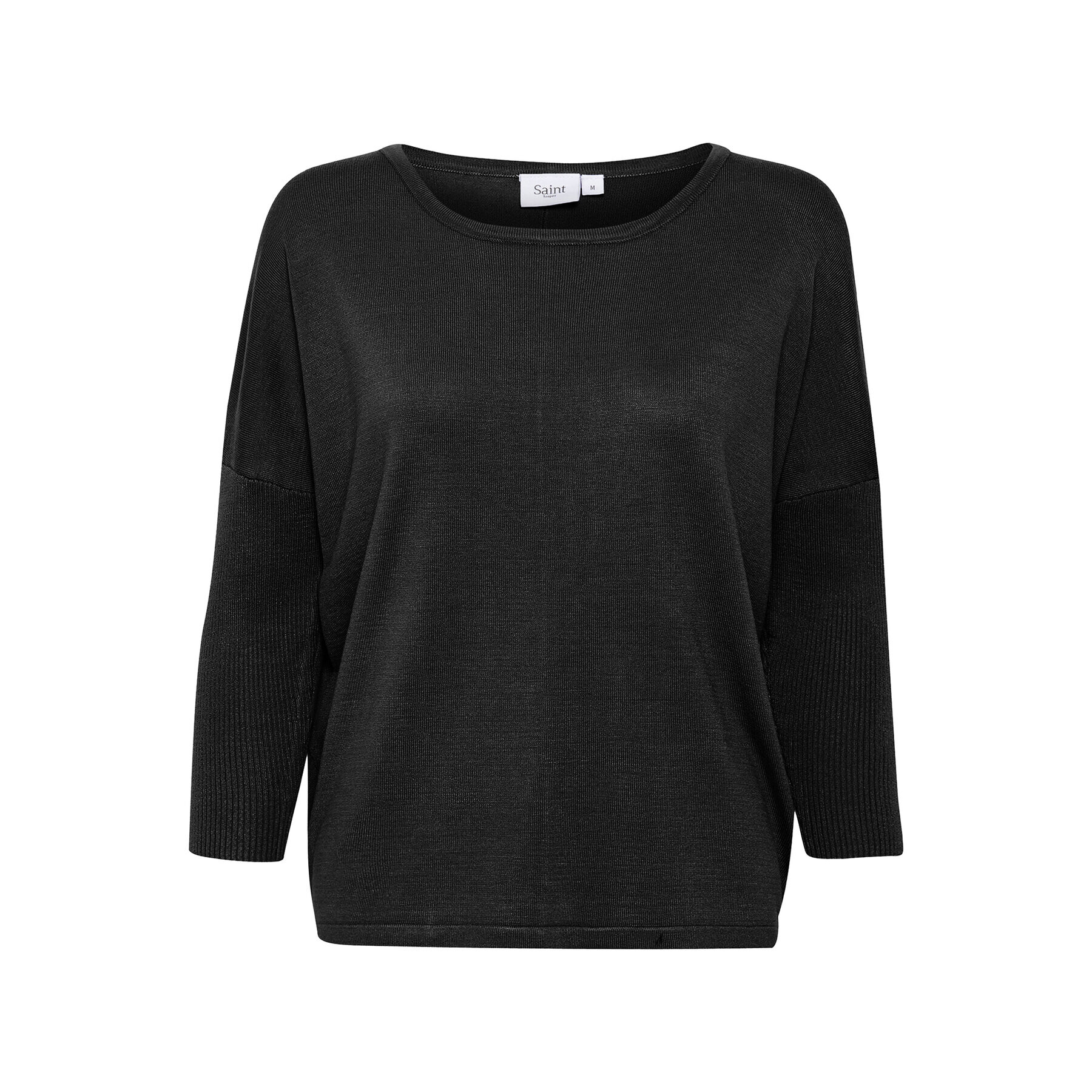 Saint Tropez Пуловер 30500003 Черен Casual Fit - Pepit.bg