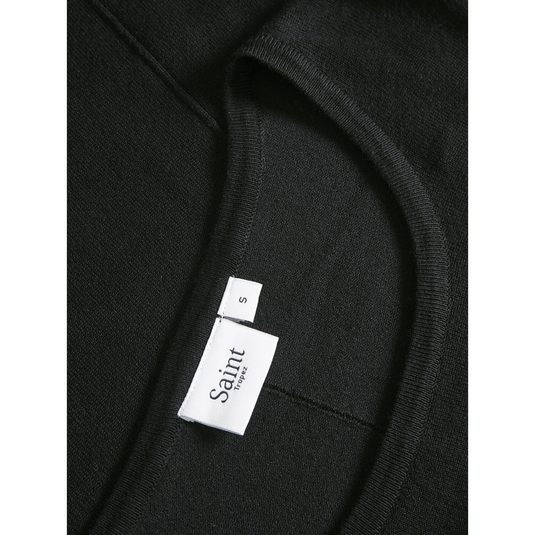 Saint Tropez Пуловер 30500003 Черен Casual Fit - Pepit.bg