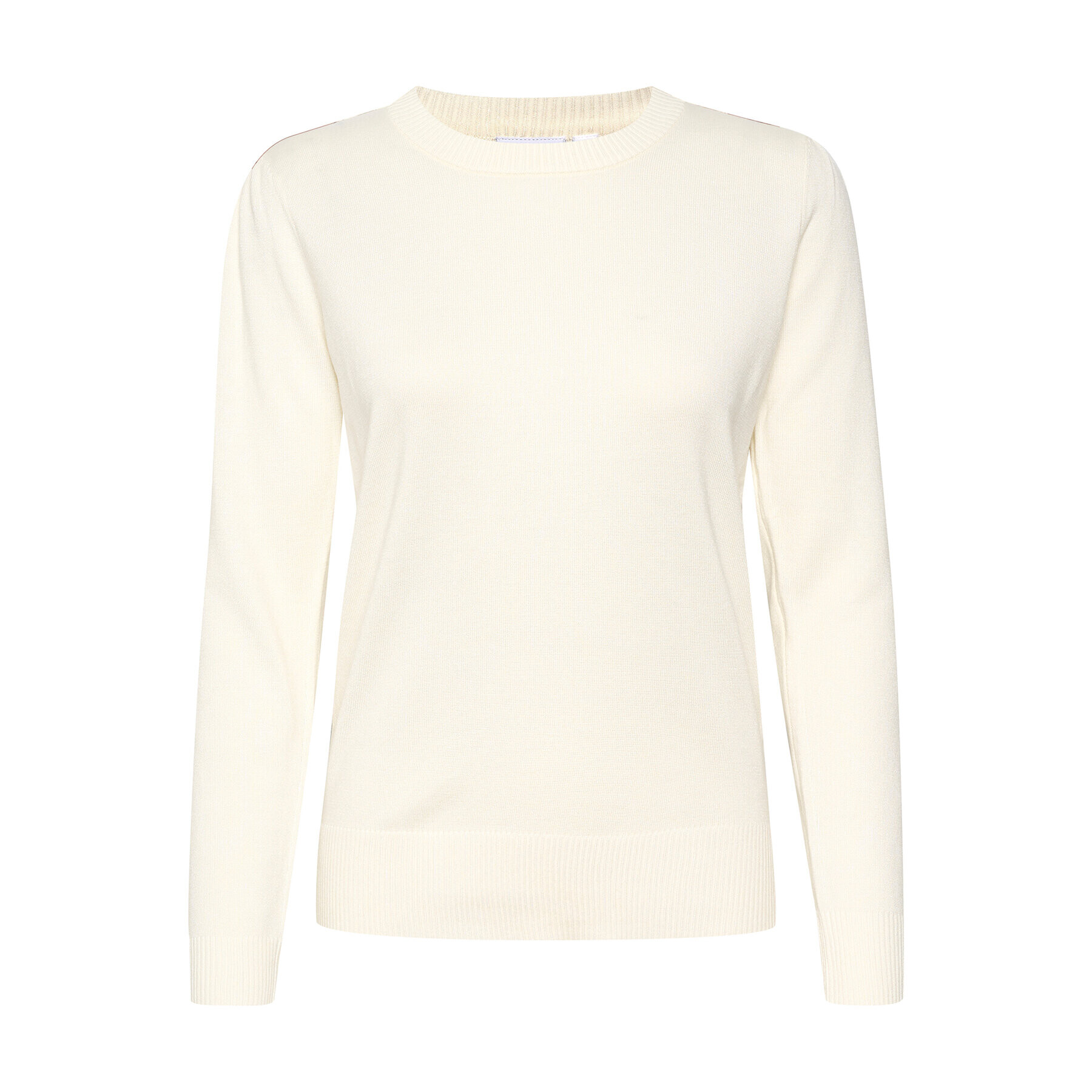 Saint Tropez Пуловер 30511753 Екрю Regular Fit - Pepit.bg