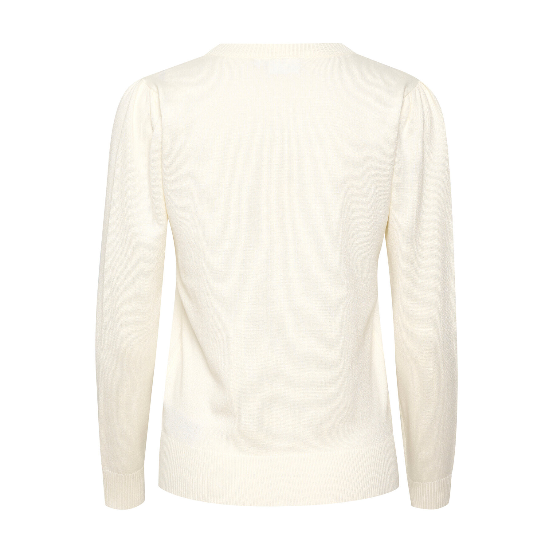Saint Tropez Пуловер 30511753 Екрю Regular Fit - Pepit.bg