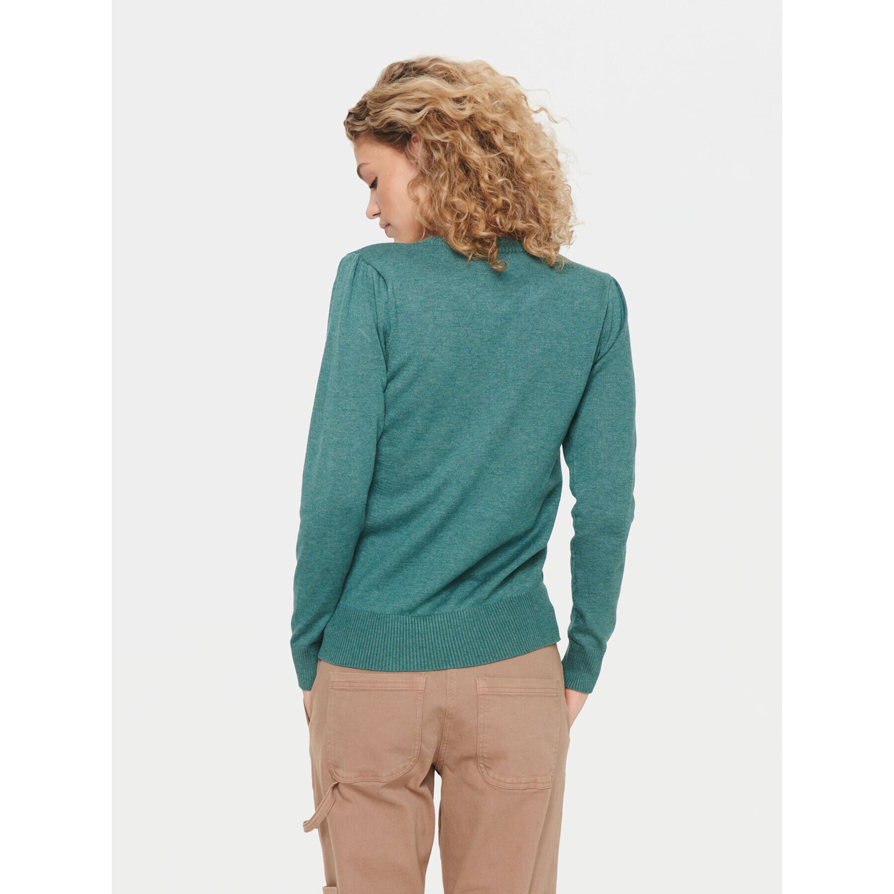 Saint Tropez Пуловер 30511753 Зелен Regular Fit - Pepit.bg