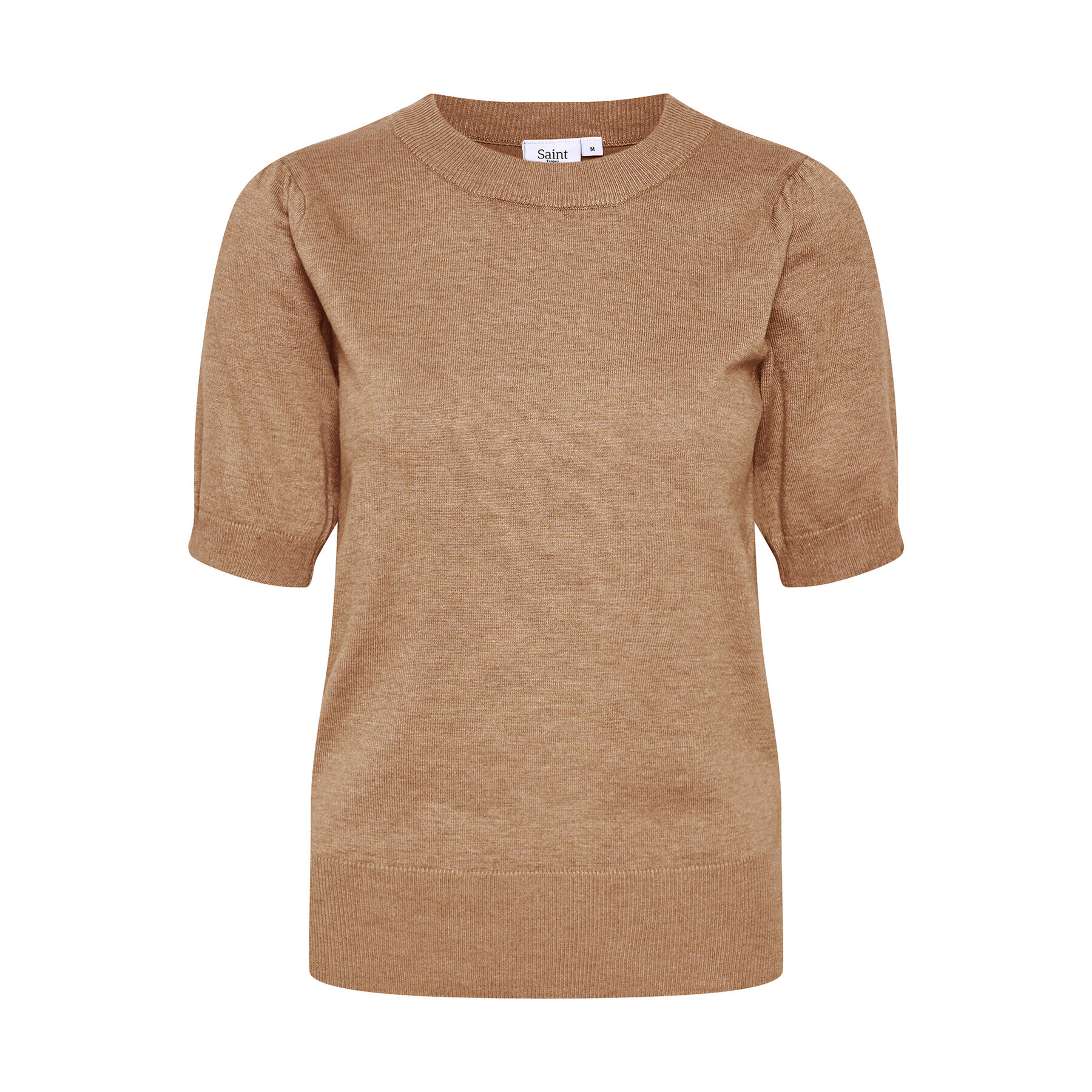 Saint Tropez Пуловер 30511788 Кафяв Classic Fit - Pepit.bg
