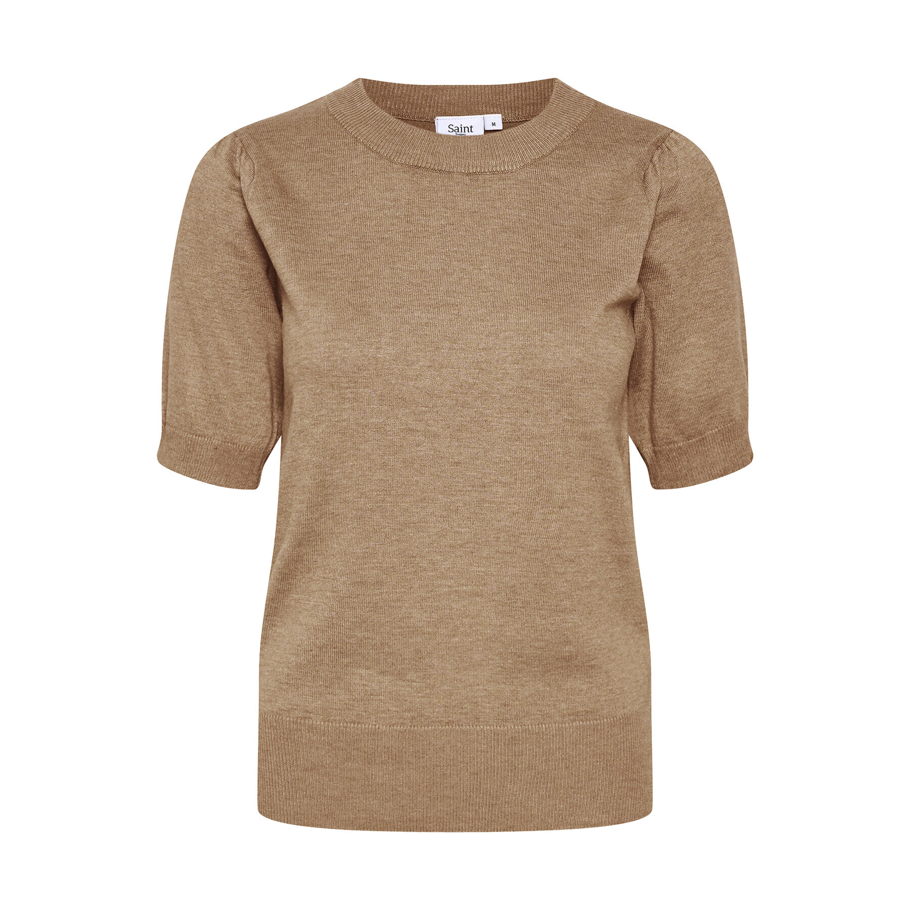 Saint Tropez Пуловер 30511788 Кафяв Classic Fit - Pepit.bg