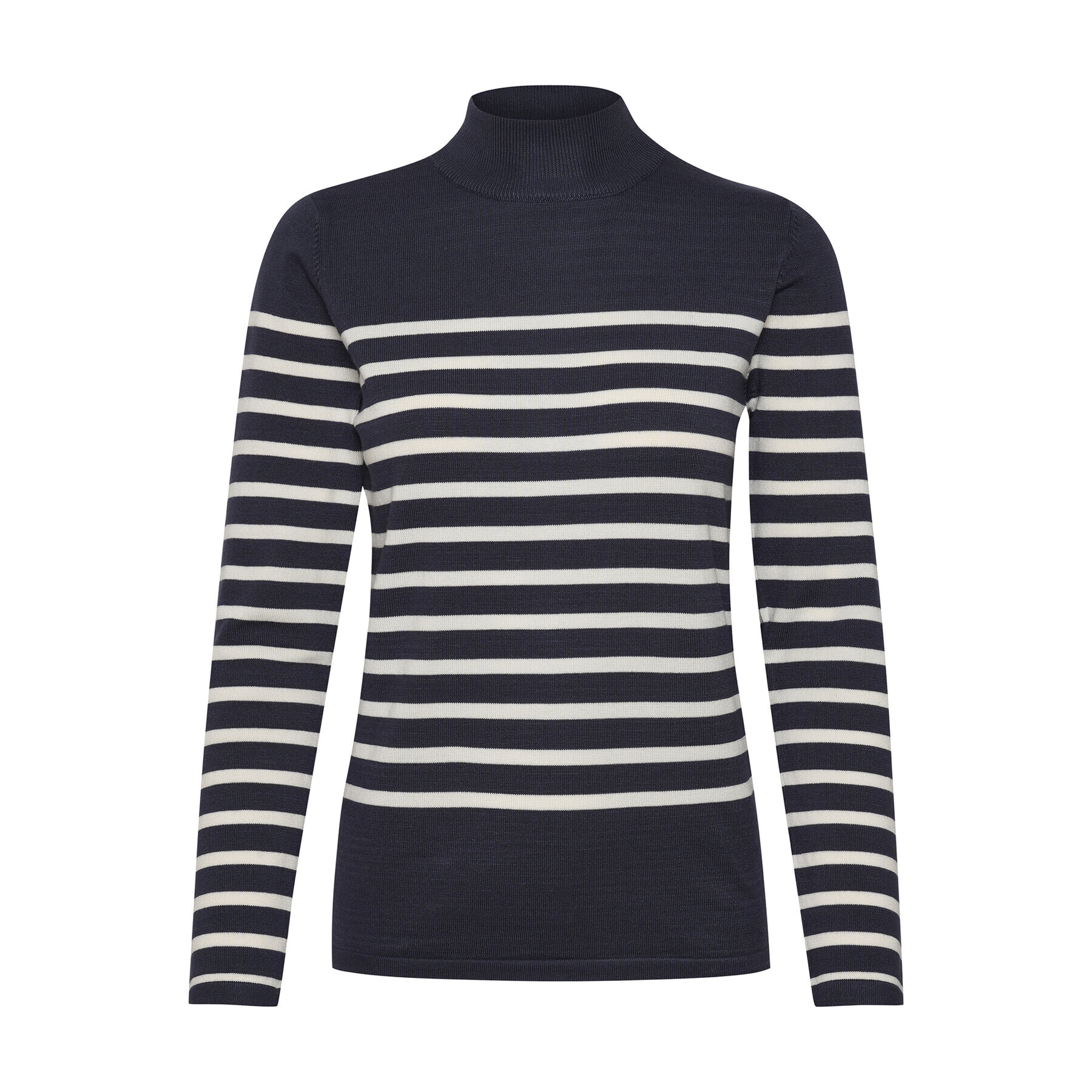 Saint Tropez Пуловер 30512572 Син Classic Fit - Pepit.bg