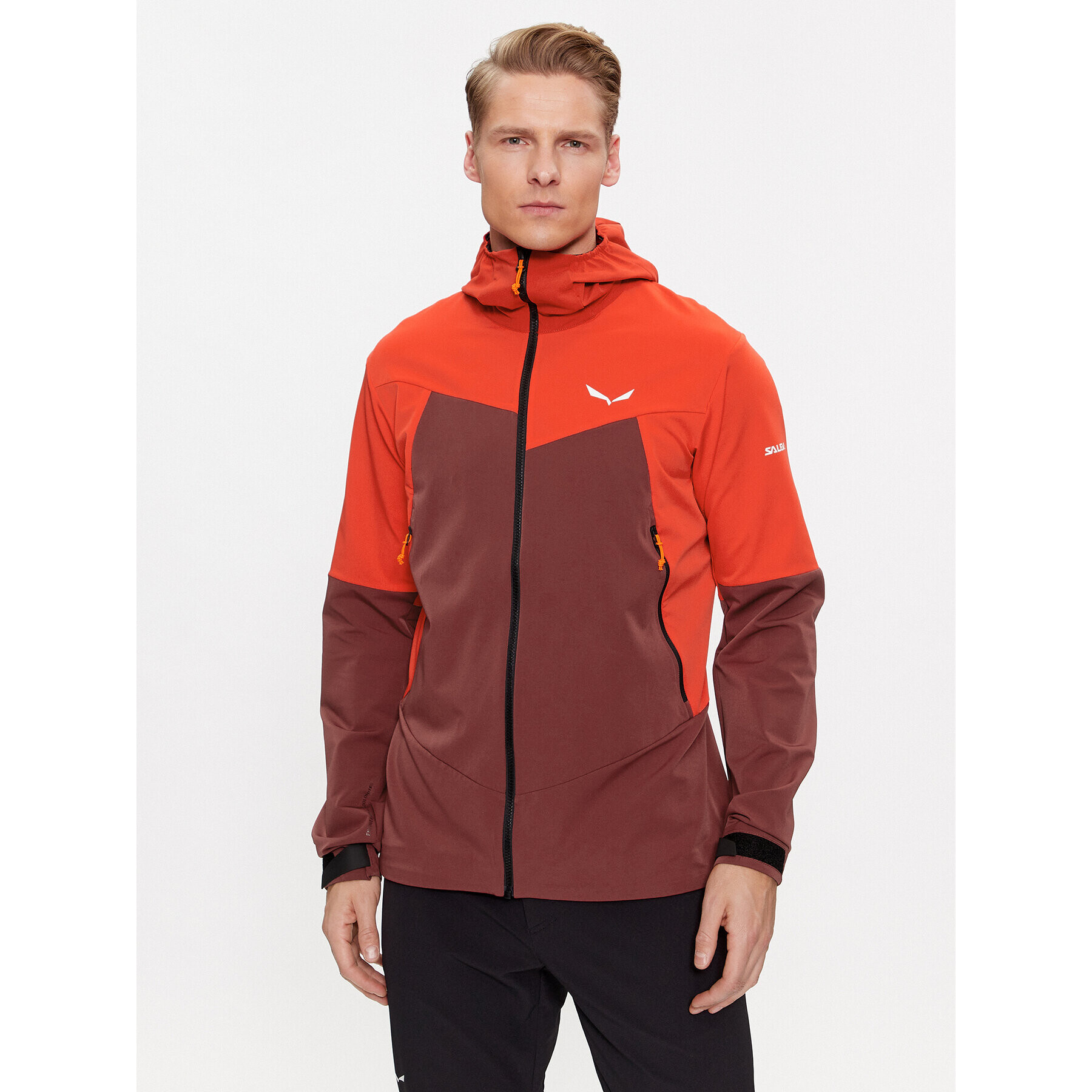 Salewa Яке softshell Sella DST 28468 Червен Regular Fit - Pepit.bg