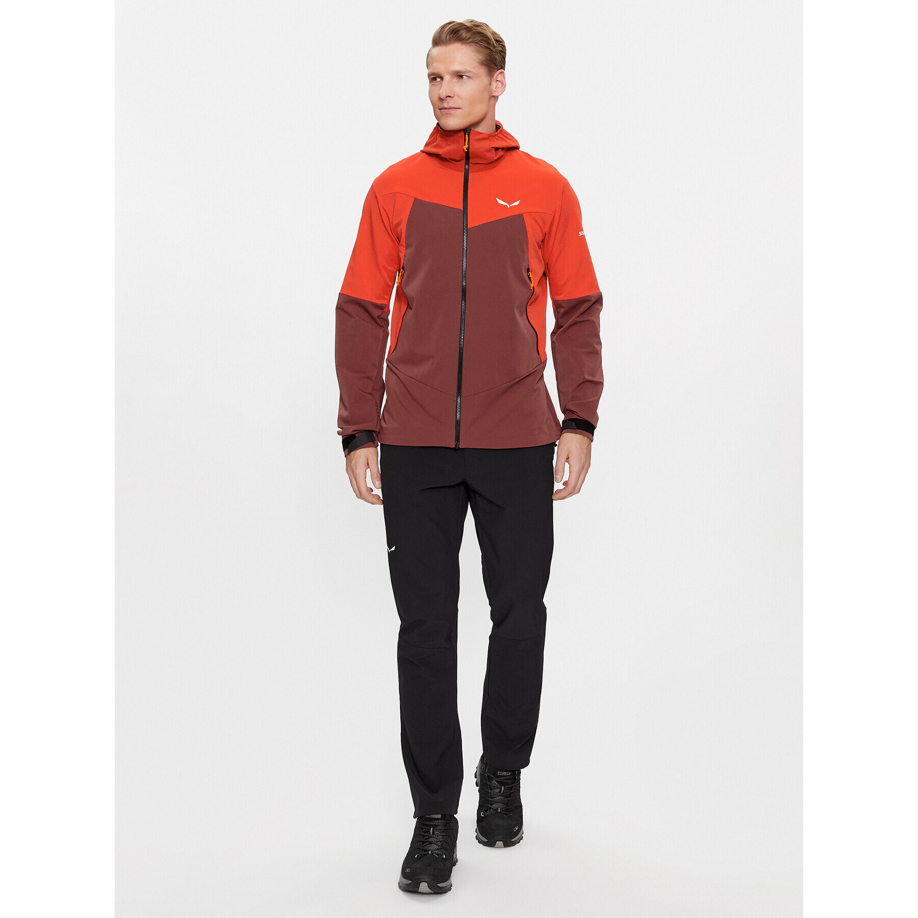 Salewa Яке softshell Sella DST 28468 Червен Regular Fit - Pepit.bg