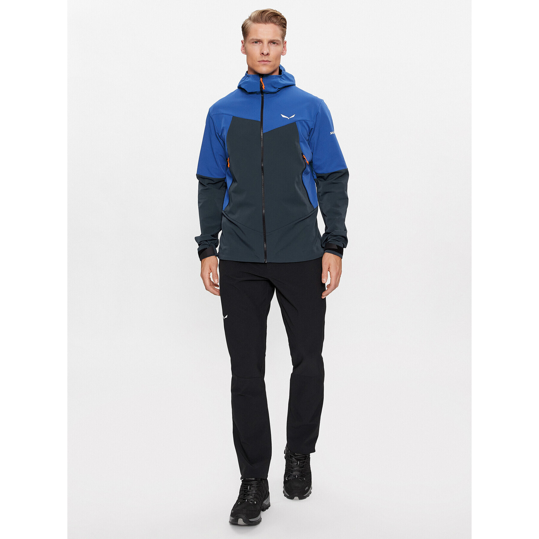 Salewa Яке softshell Sella DST 28468 Син Regular Fit - Pepit.bg