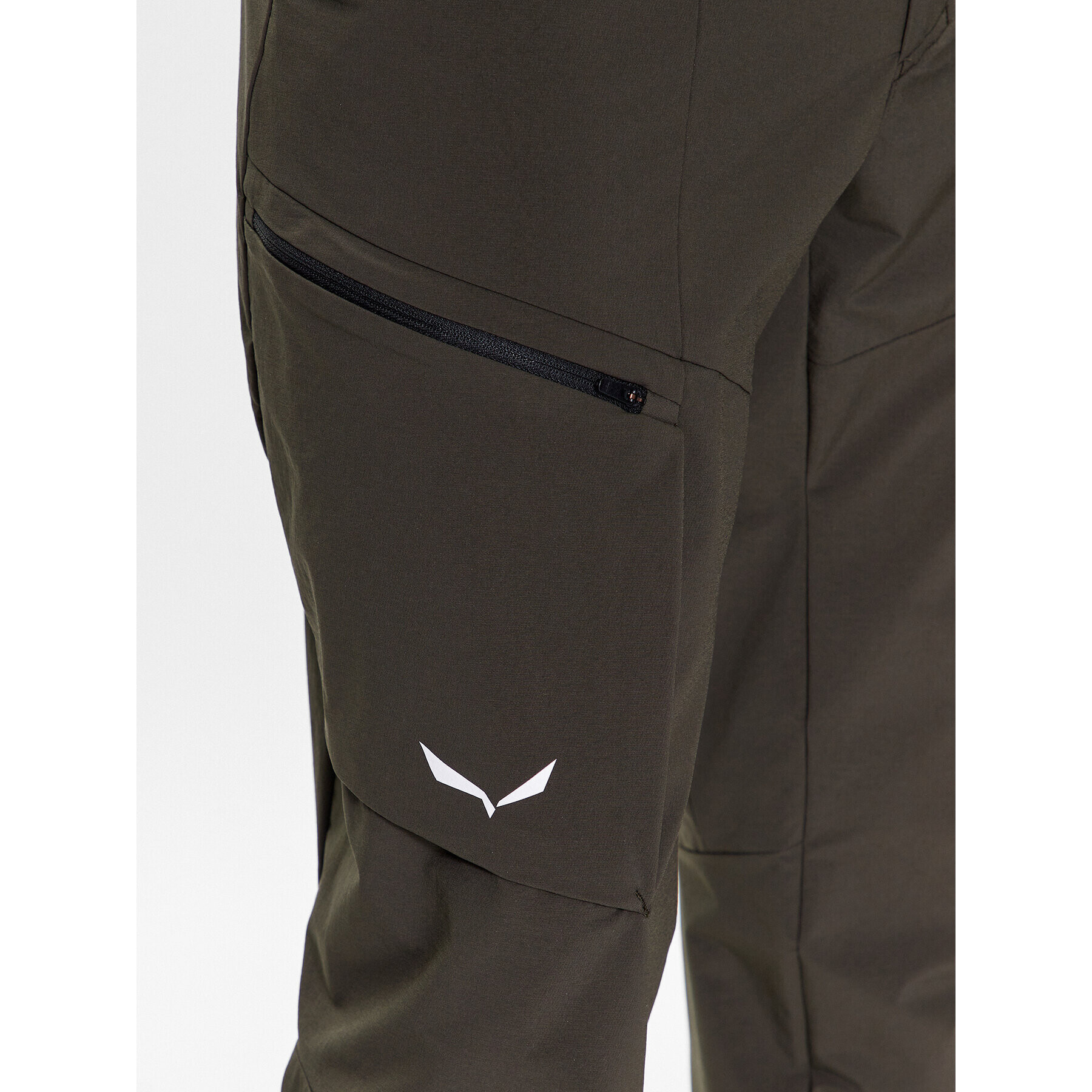 Salewa Outdoor панталони Puez 28310 Каки Regular Fit - Pepit.bg