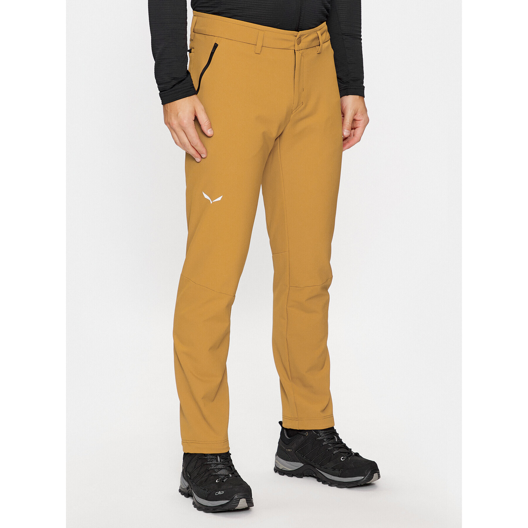 Salewa Outdoor панталони Puez Dolomitc 2 Dst 28484 Кафяв Slim Fit - Pepit.bg