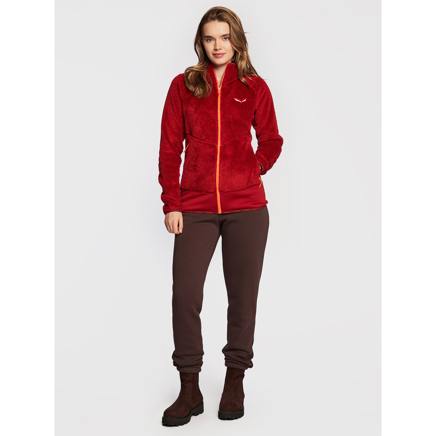 Salewa Полар Tognazza Pl 27919 Червен Regular Fit - Pepit.bg