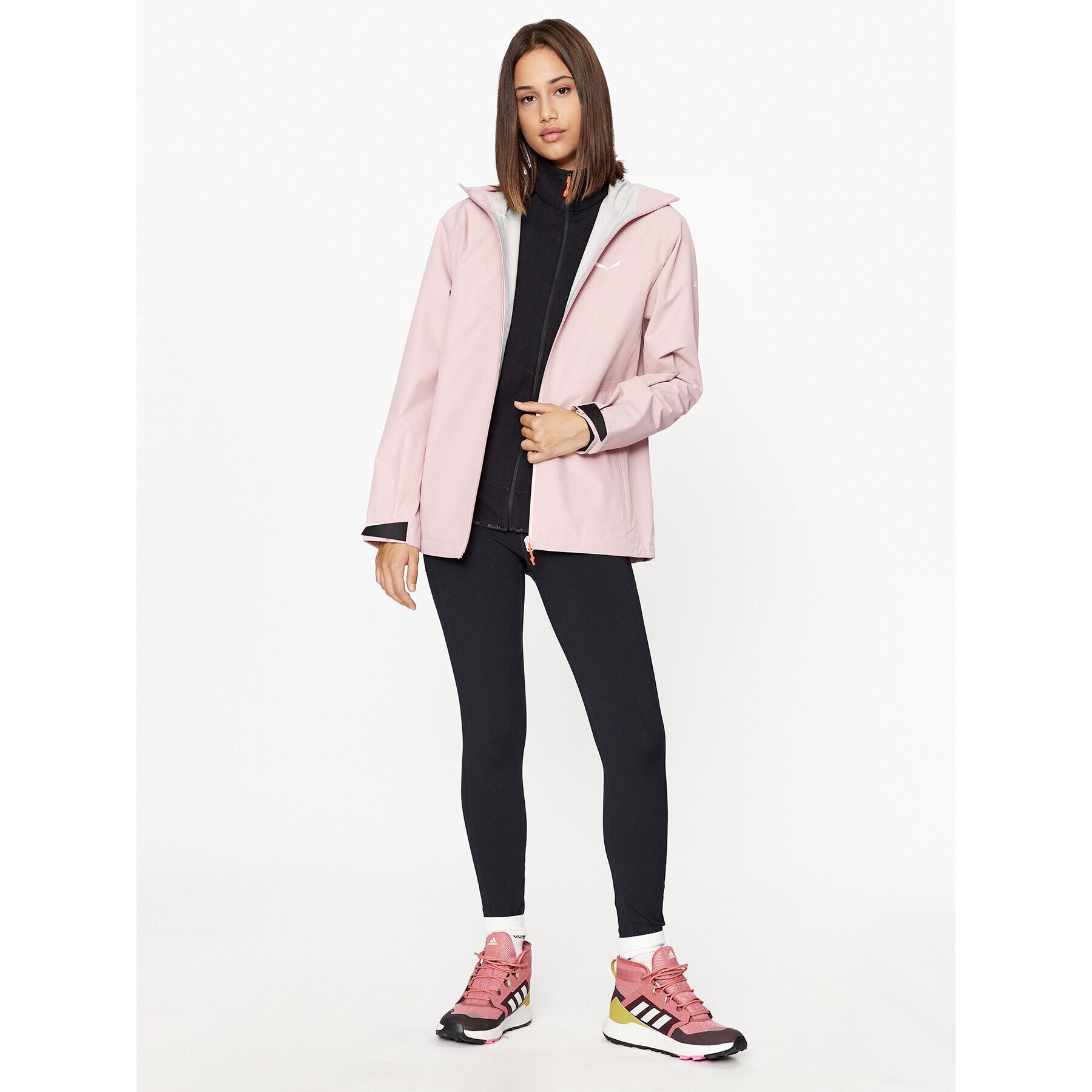 Salewa Преходно яке Puez 28616 Розов Regular Fit - Pepit.bg