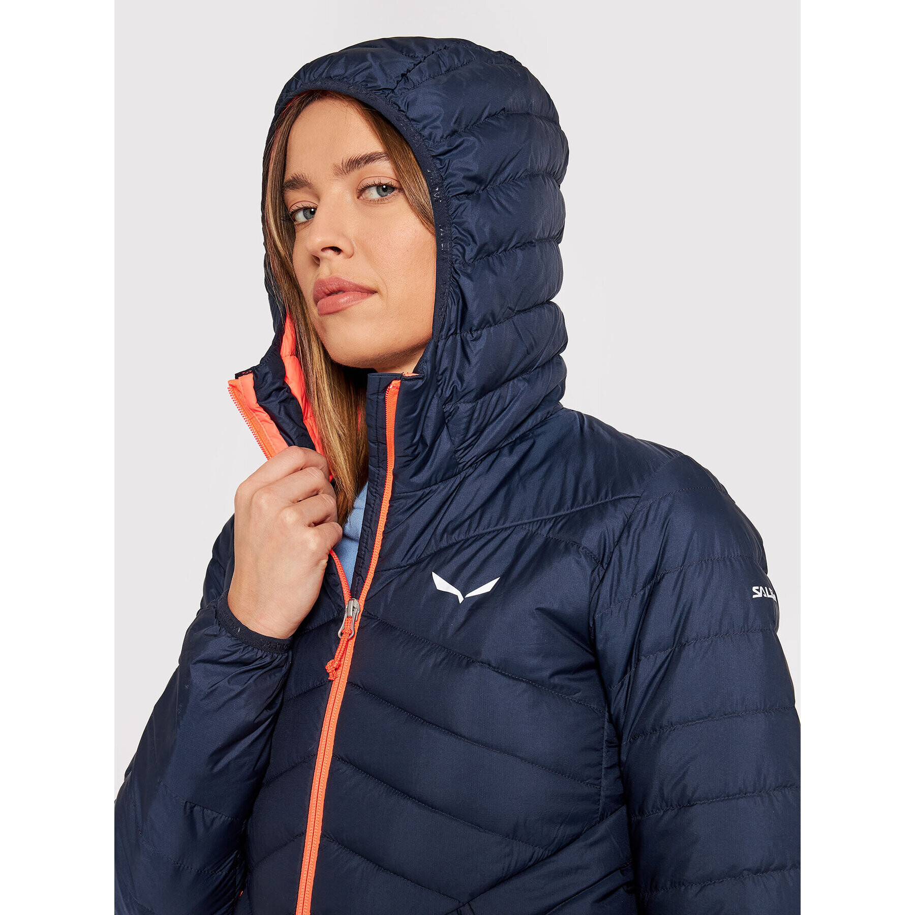 Salewa Пухено яке Renta Rds 27884 Тъмносин Athletic Fit - Pepit.bg