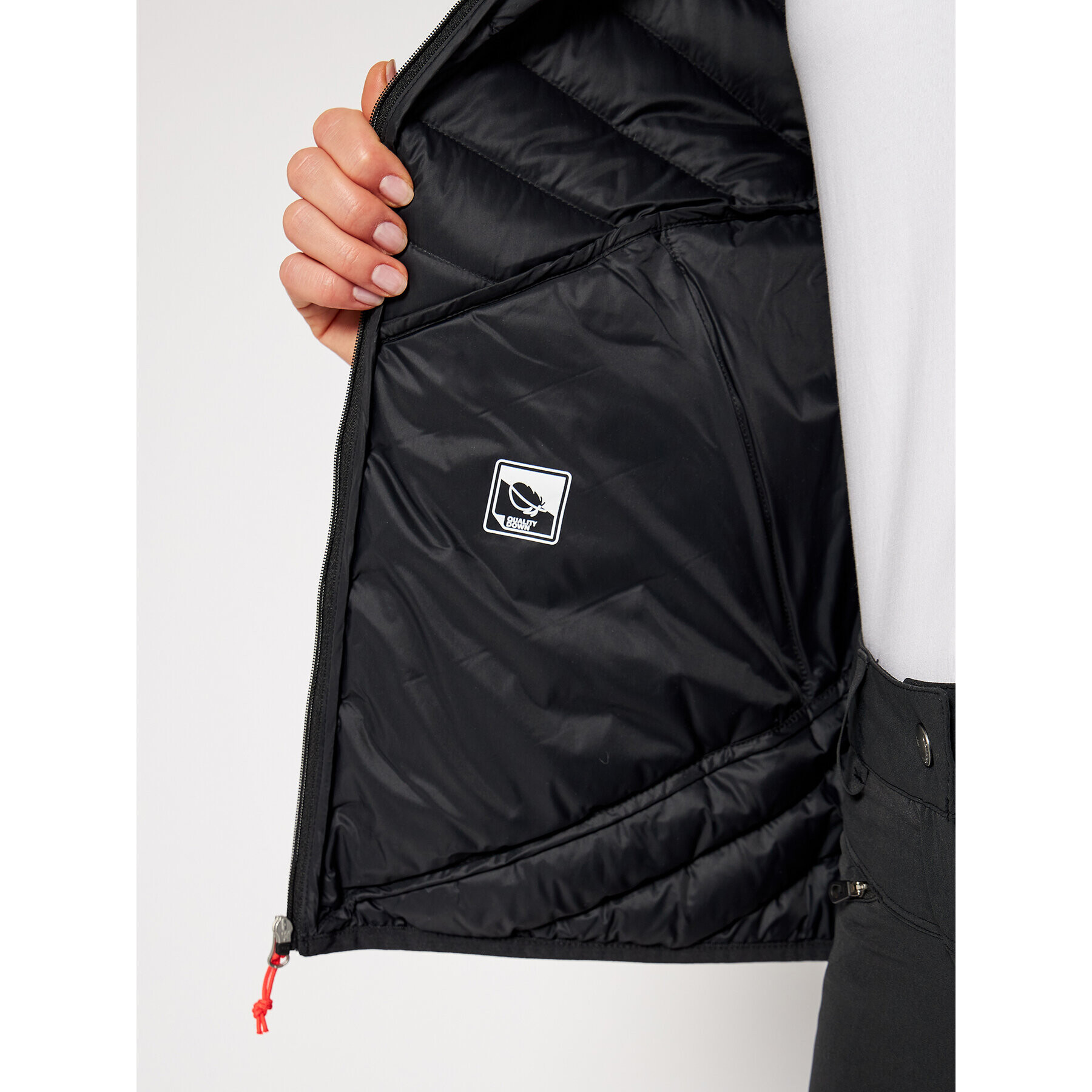 Salewa Пухено яке W Brenda 27884 Черен Regular Fit - Pepit.bg