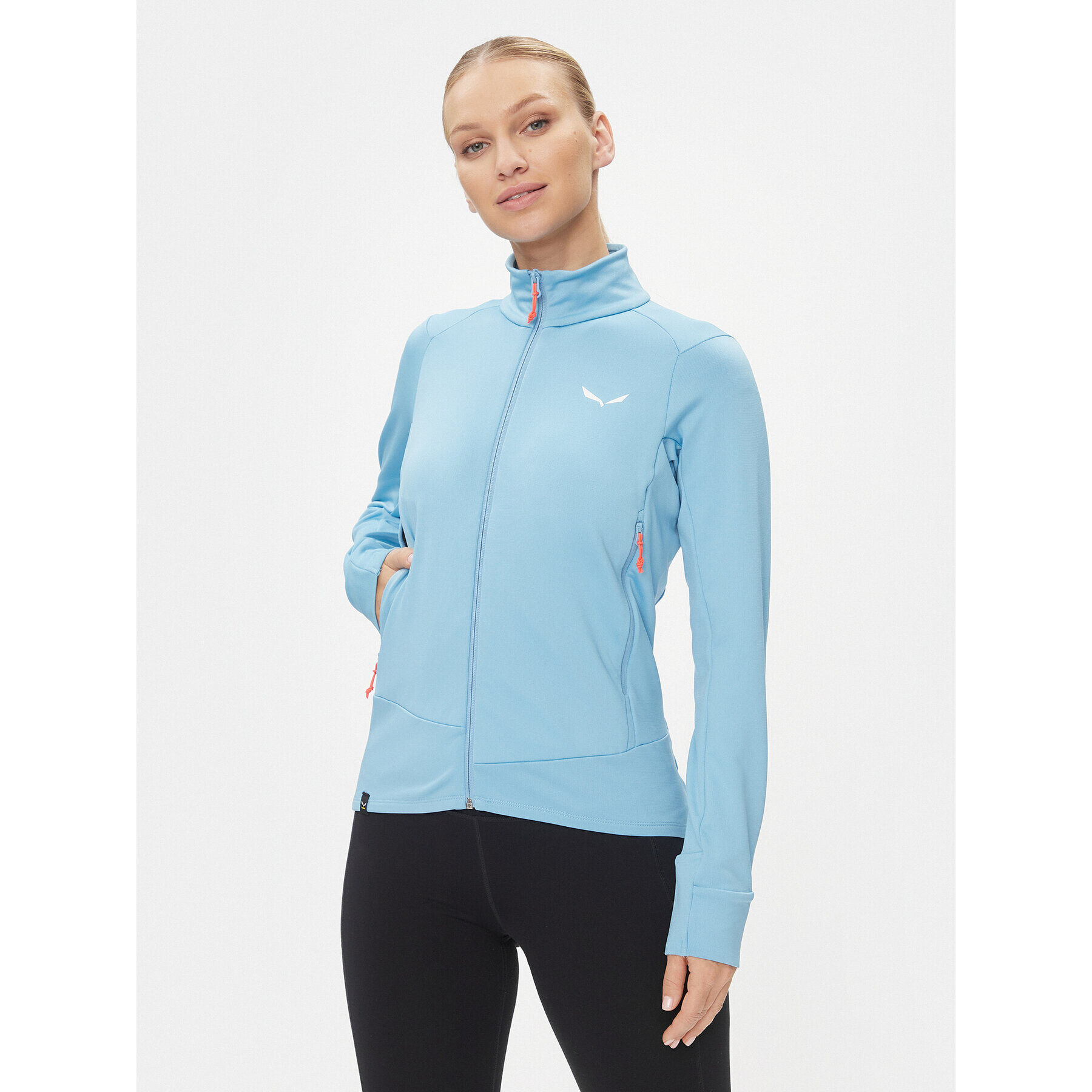 Salewa Суитшърт Puez 28479 Син Regular Fit - Pepit.bg