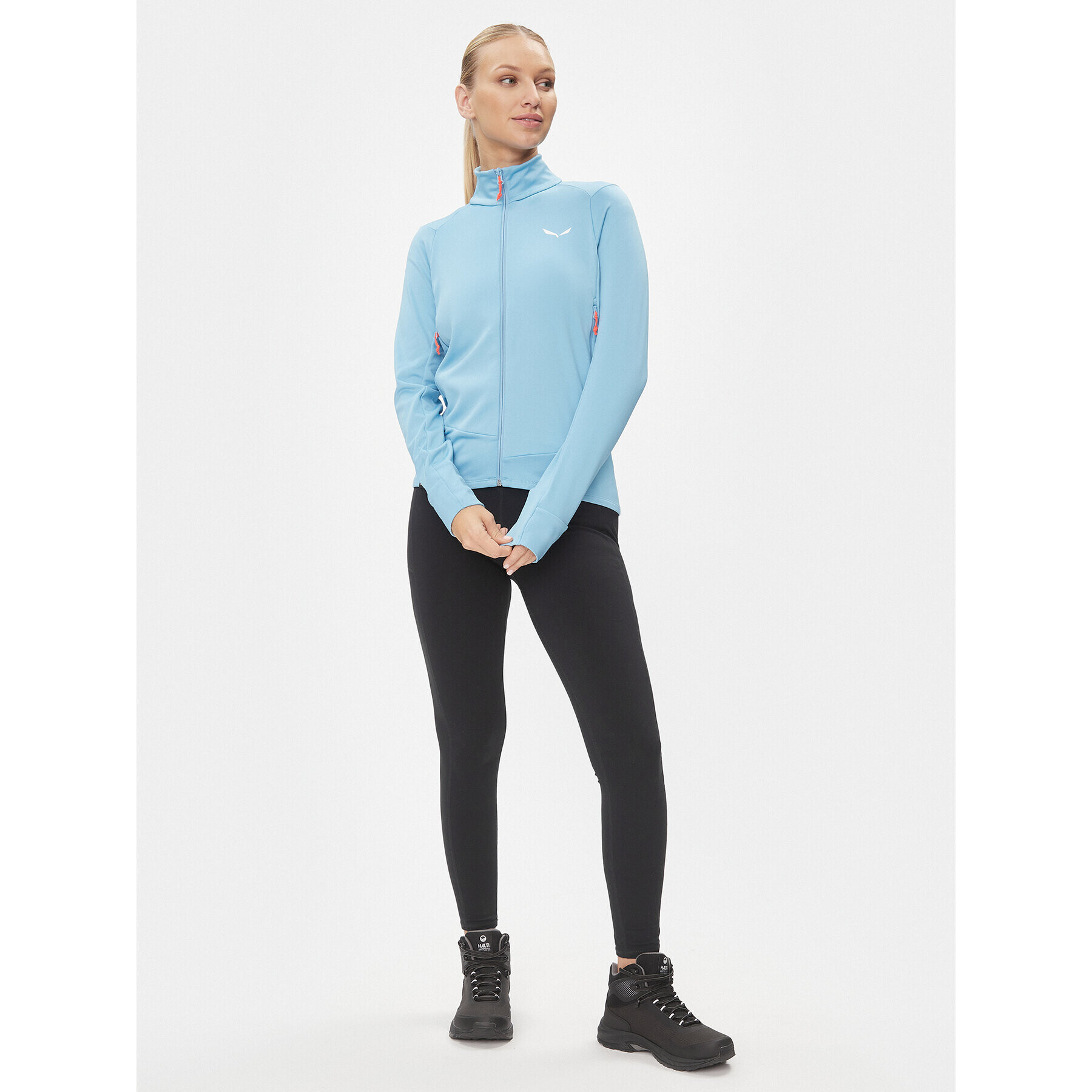Salewa Суитшърт Puez 28479 Син Regular Fit - Pepit.bg