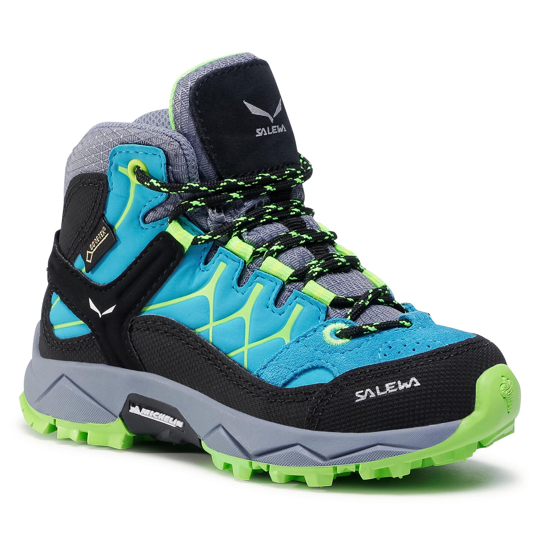 Salewa Туристически Jr Alp Trainer Mid Gtx GORE-TEX 64006-8375 Син - Pepit.bg