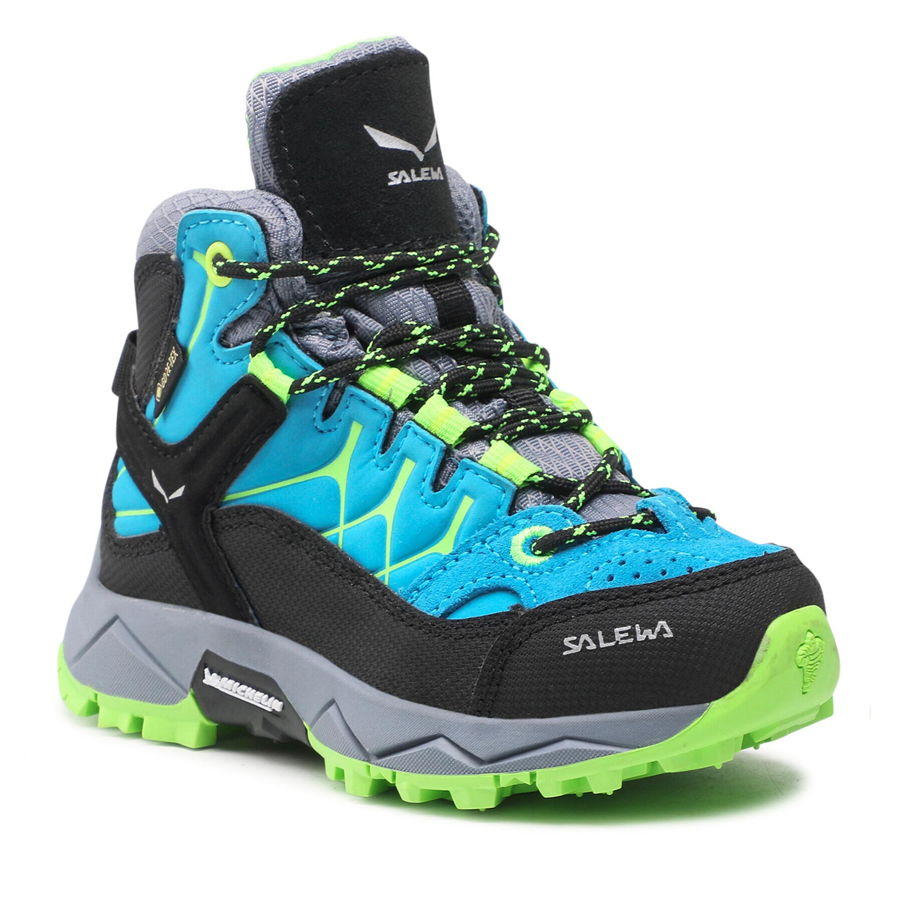 Salewa Туристически Jr Alp Trainer Mid Gtx GORE-TEX 8375 Син - Pepit.bg