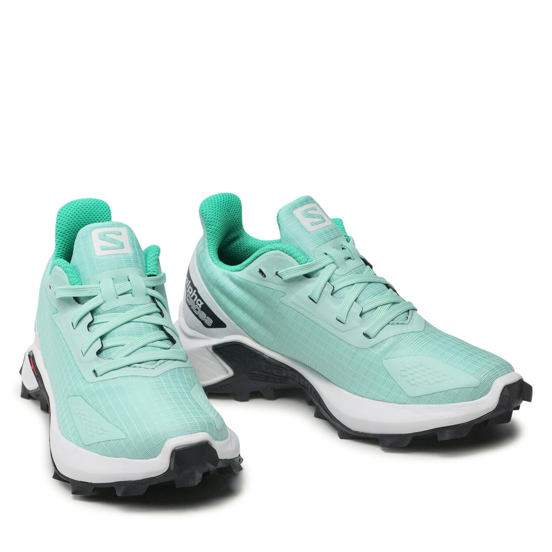 Salomon Обувки Alphacross Blast J 416215 09 V0 Зелен - Pepit.bg