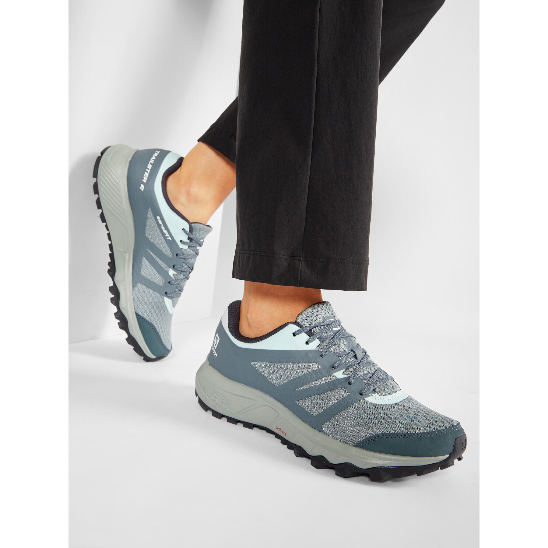Salomon Обувки Trailster 2 409629 20 W0 Сив - Pepit.bg