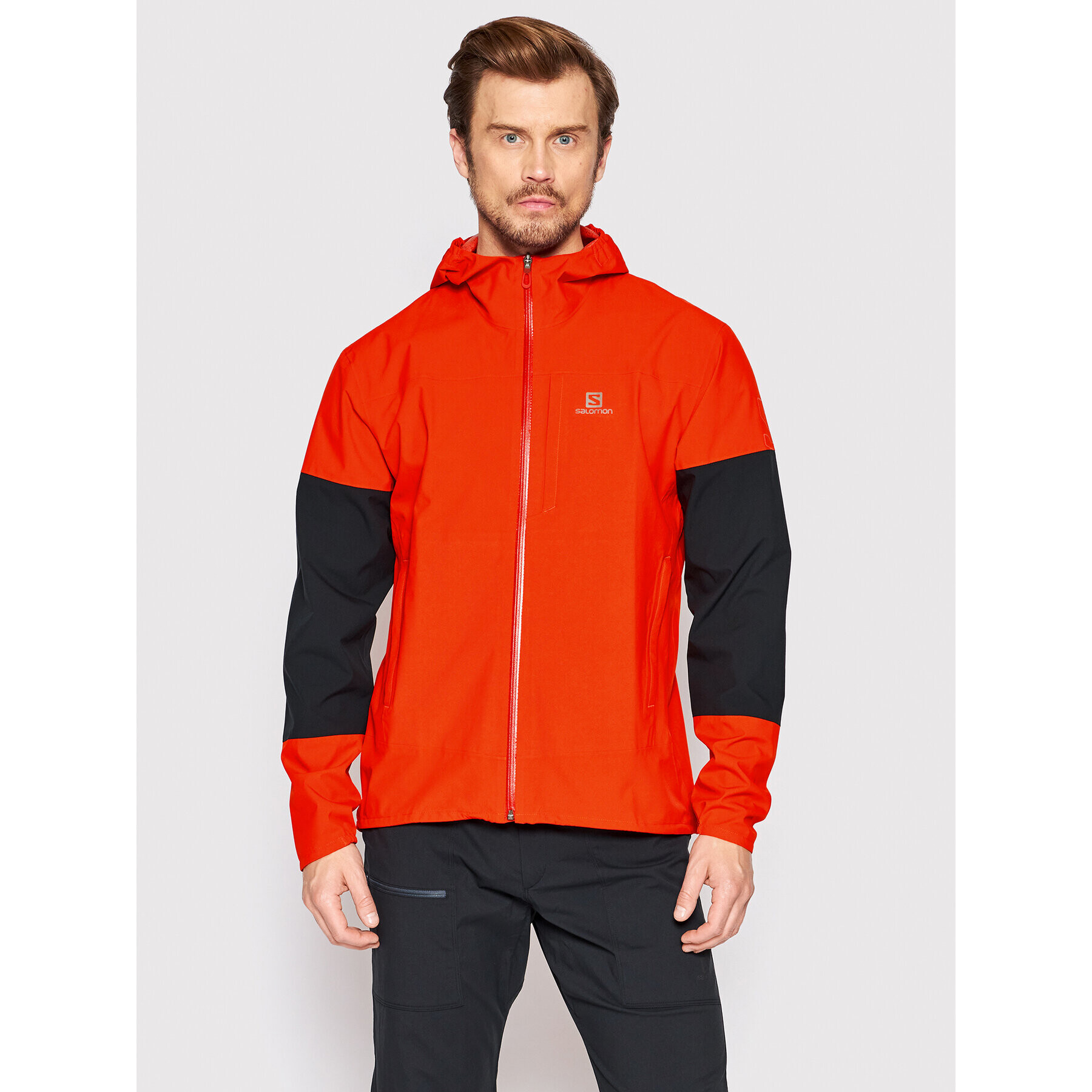 Salomon Outdoor яке Outline LC1703500 Червен Regular Fit - Pepit.bg