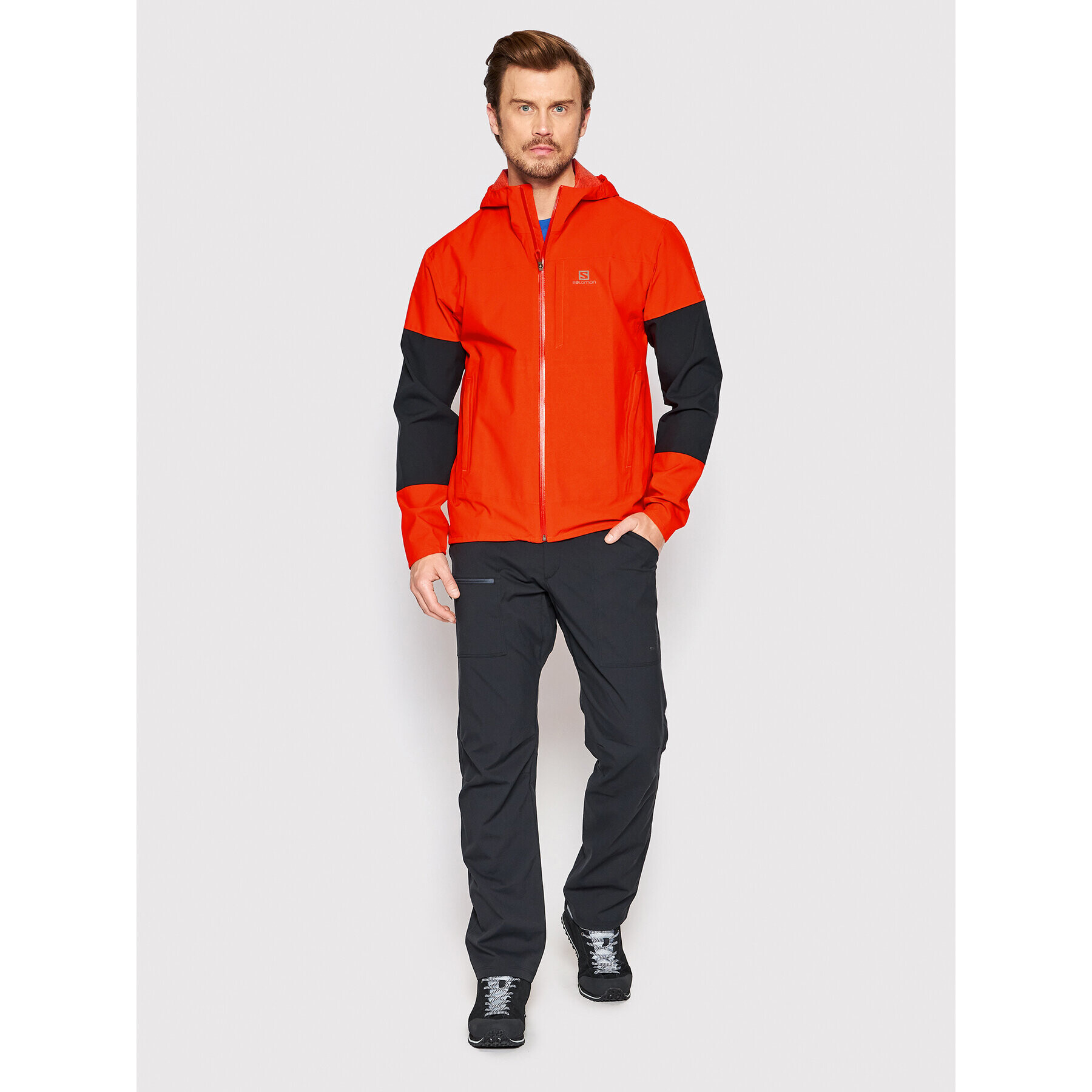 Salomon Outdoor яке Outline LC1703500 Червен Regular Fit - Pepit.bg