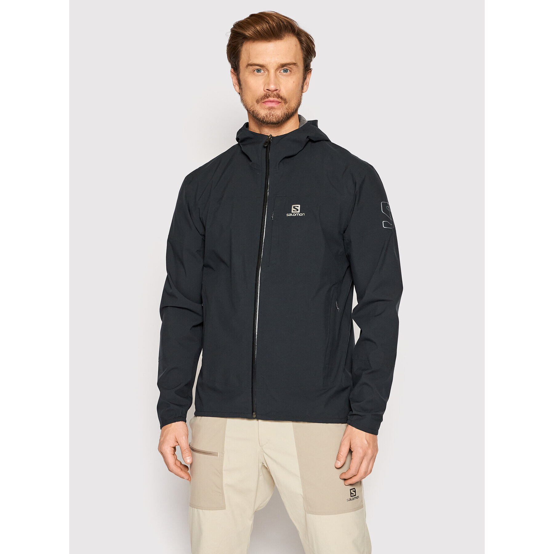 Salomon Outdoor яке Outrack LC1703300 Черен Regular Fit - Pepit.bg