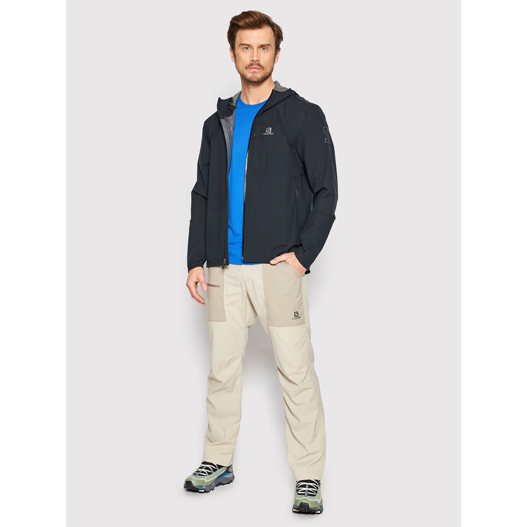 Salomon Outdoor яке Outrack LC1703300 Черен Regular Fit - Pepit.bg