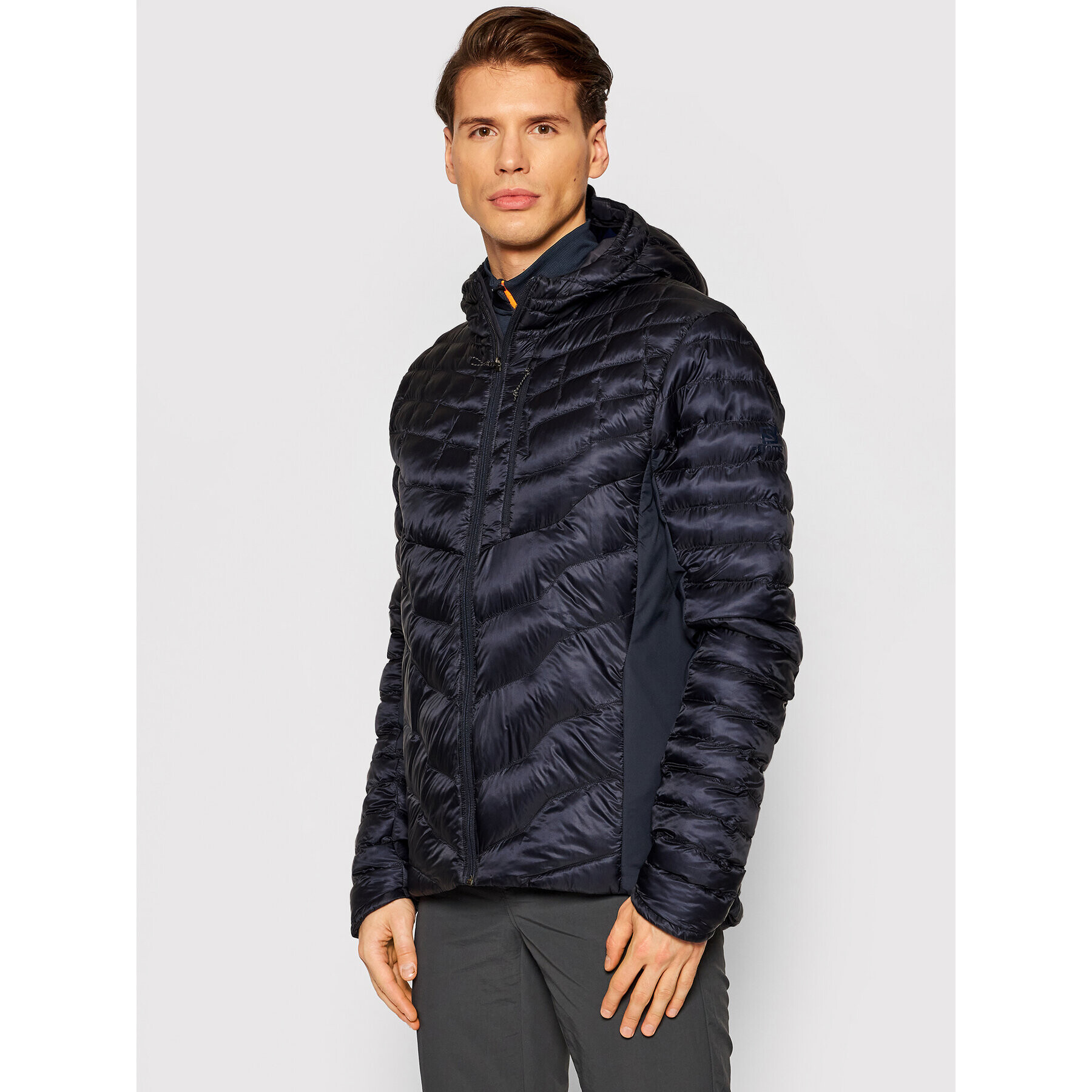 Salomon Пухено яке Primaloft LC1598300 Тъмносин Active Fit - Pepit.bg