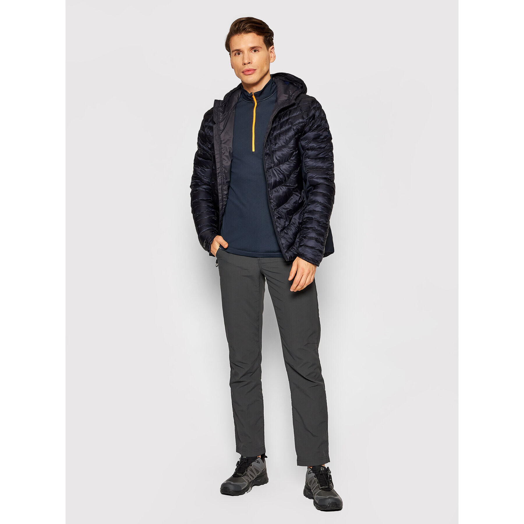 Salomon Пухено яке Primaloft LC1598300 Тъмносин Active Fit - Pepit.bg