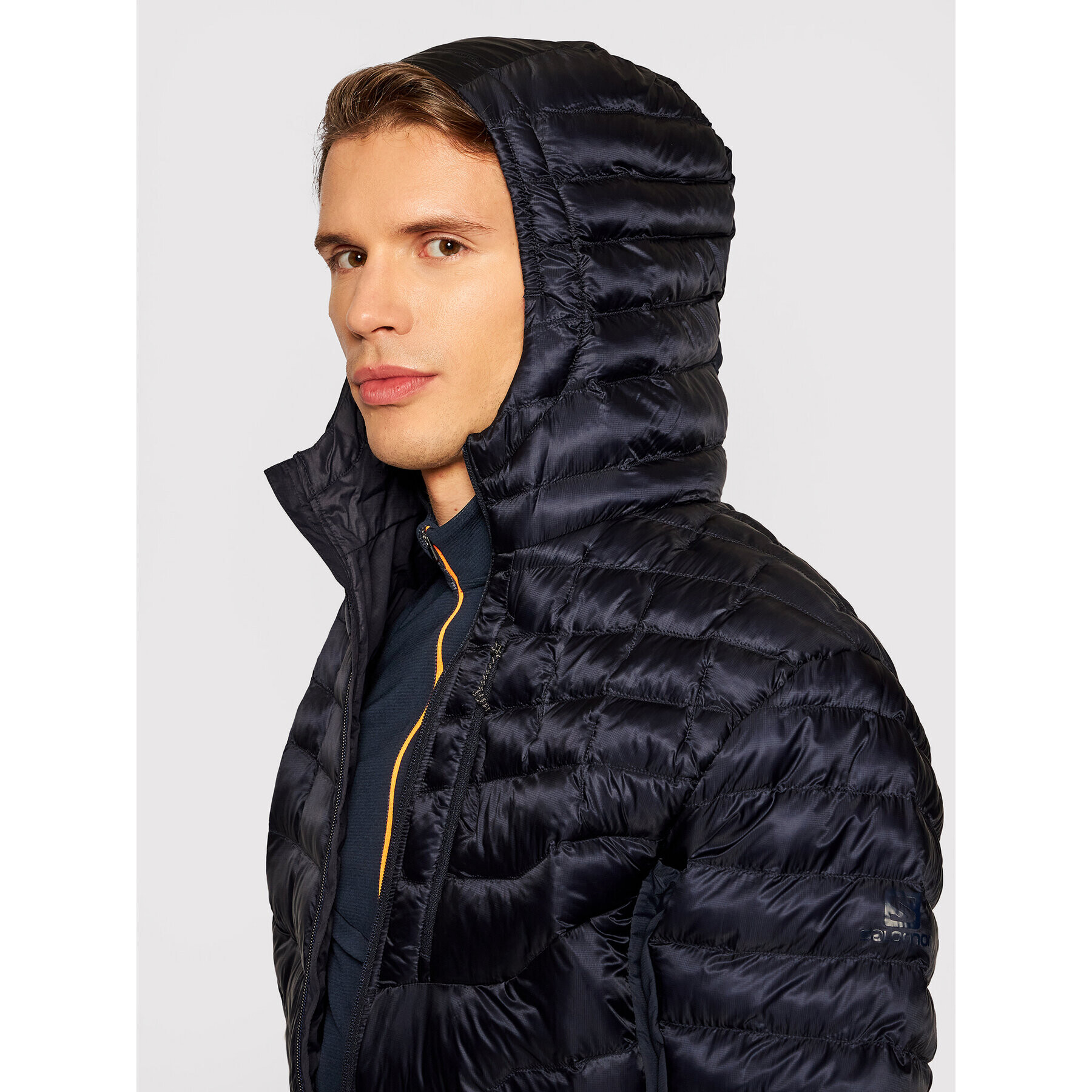 Salomon Пухено яке Primaloft LC1598300 Тъмносин Active Fit - Pepit.bg