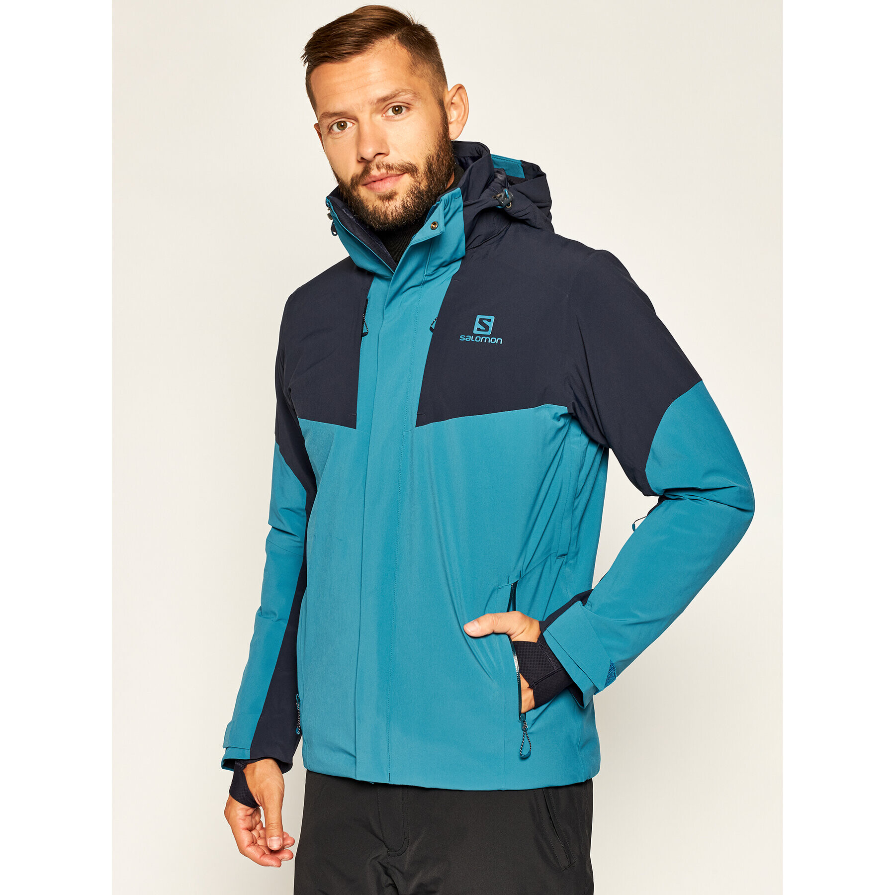 Salomon Скиорско яке Icerocket LC1196500 Тъмносин Regular Fit - Pepit.bg