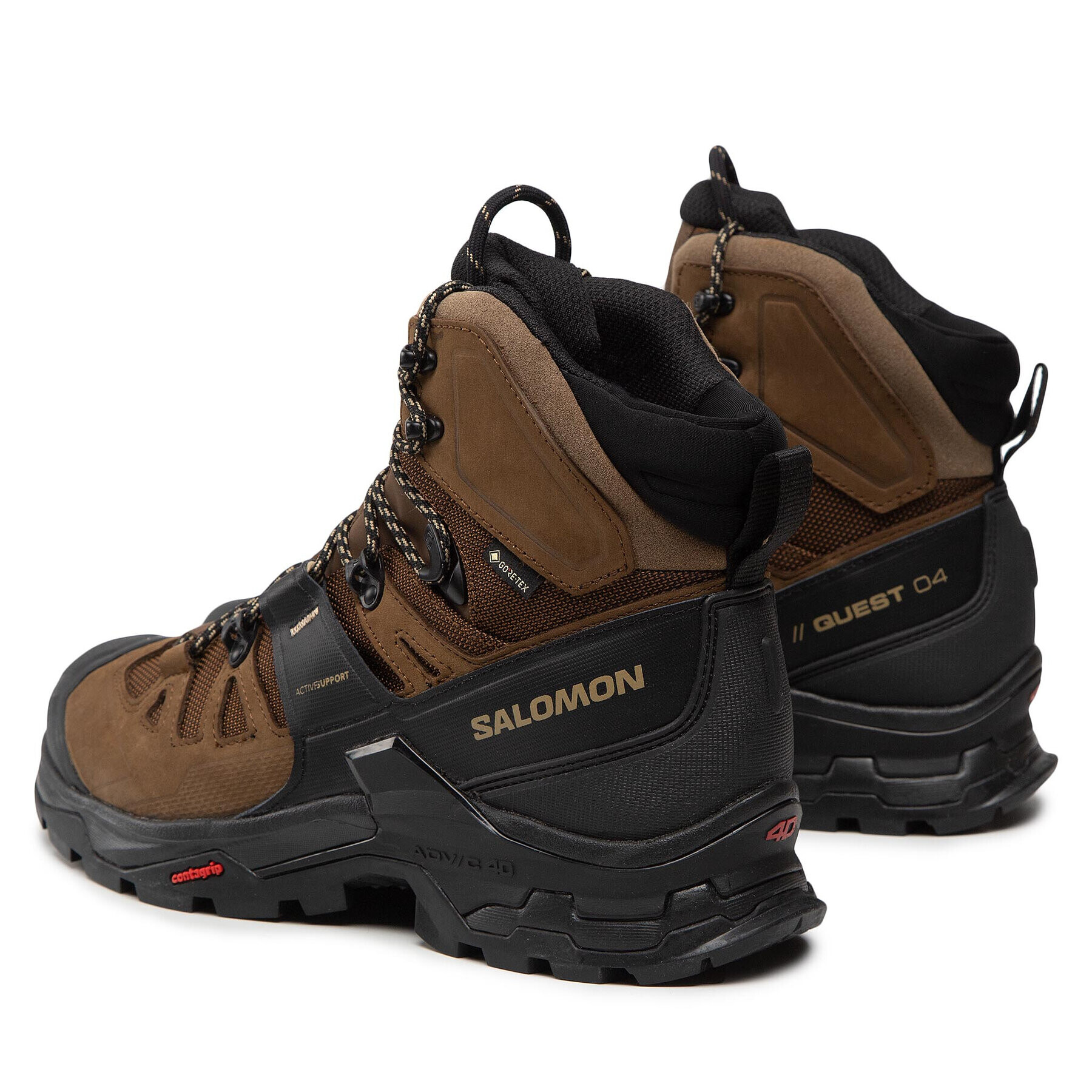 Salomon Туристически Quest 4 Gtx GORE-TEX 416307 28 M0 Кафяв - Pepit.bg