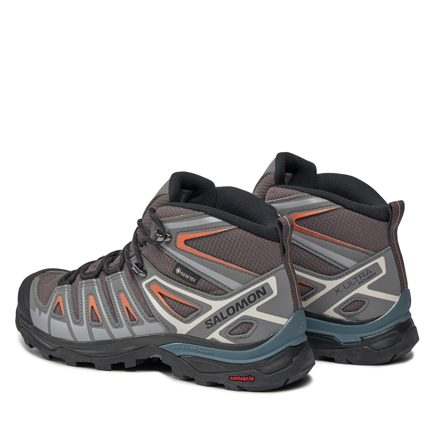 Salomon Туристически X Ultra Pioneer Mid GORE-TEX L47196600 Сив - Pepit.bg