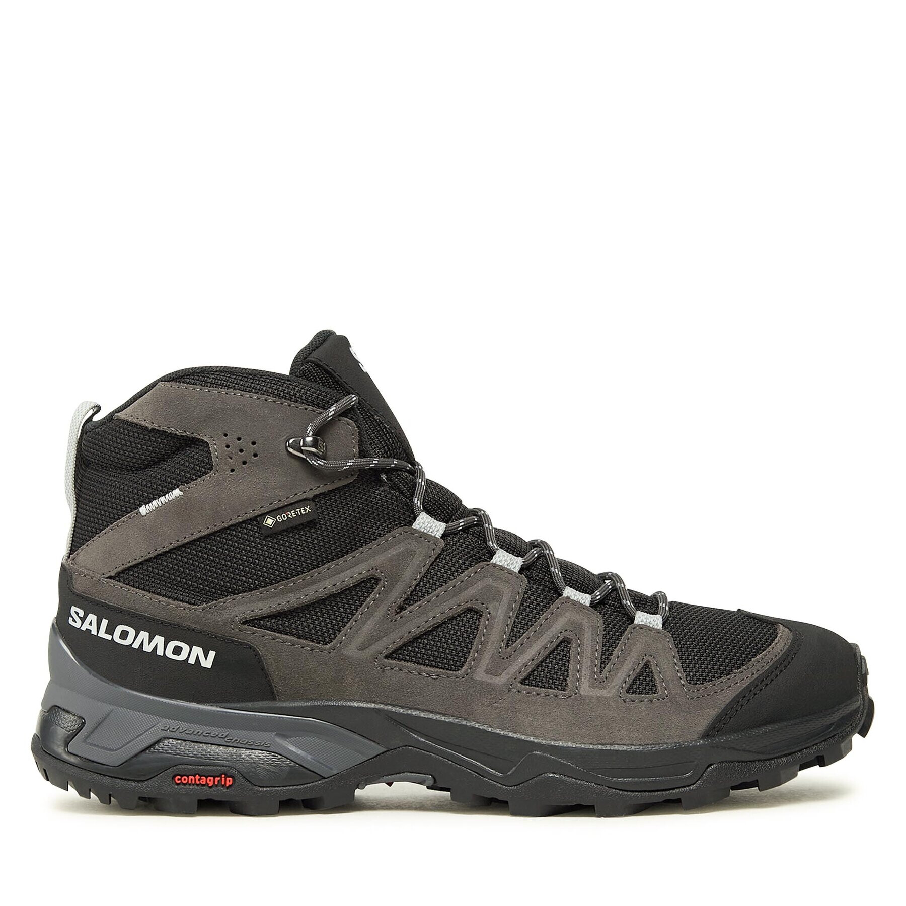 Salomon Туристически X Ward Leather Mid GORE-TEX L47181700 Сив - Pepit.bg