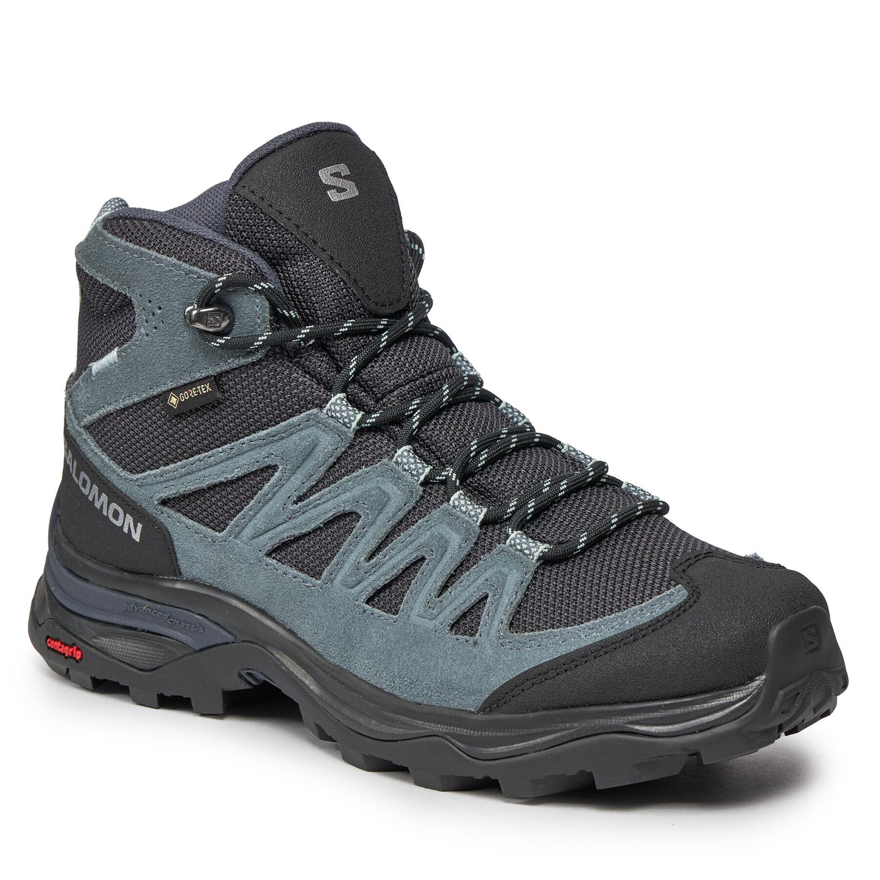 Salomon Туристически X Ward Leather Mid GORE-TEX L47182000 Син - Pepit.bg