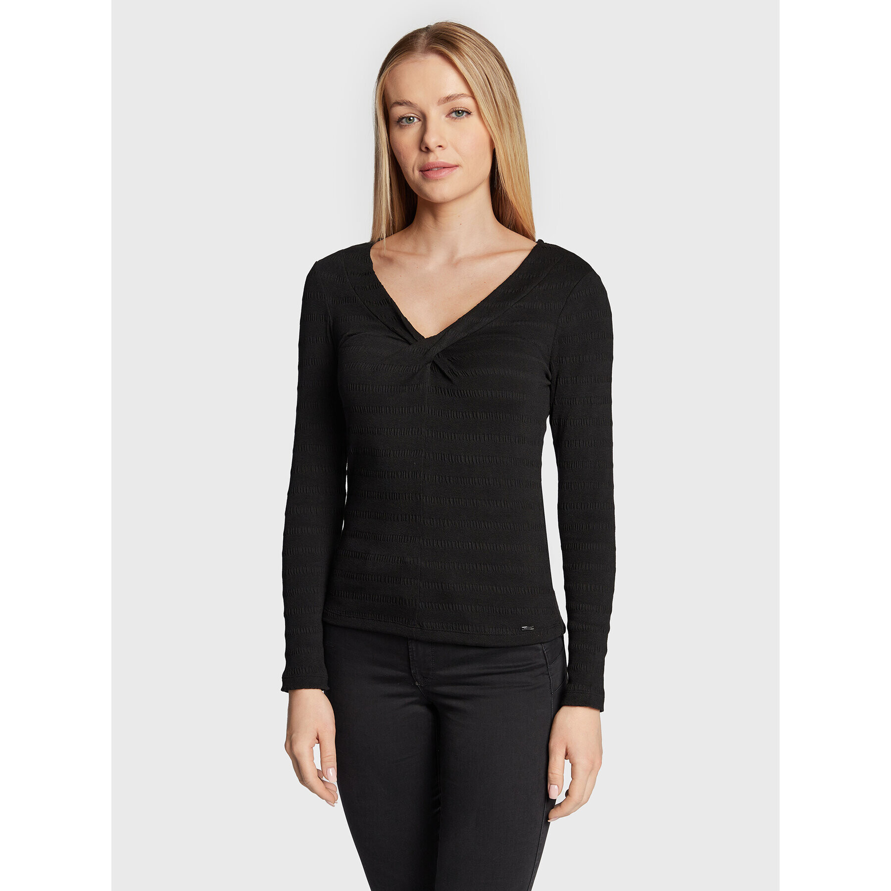 Salsa Блуза 126453 Черен Slim Fit - Pepit.bg