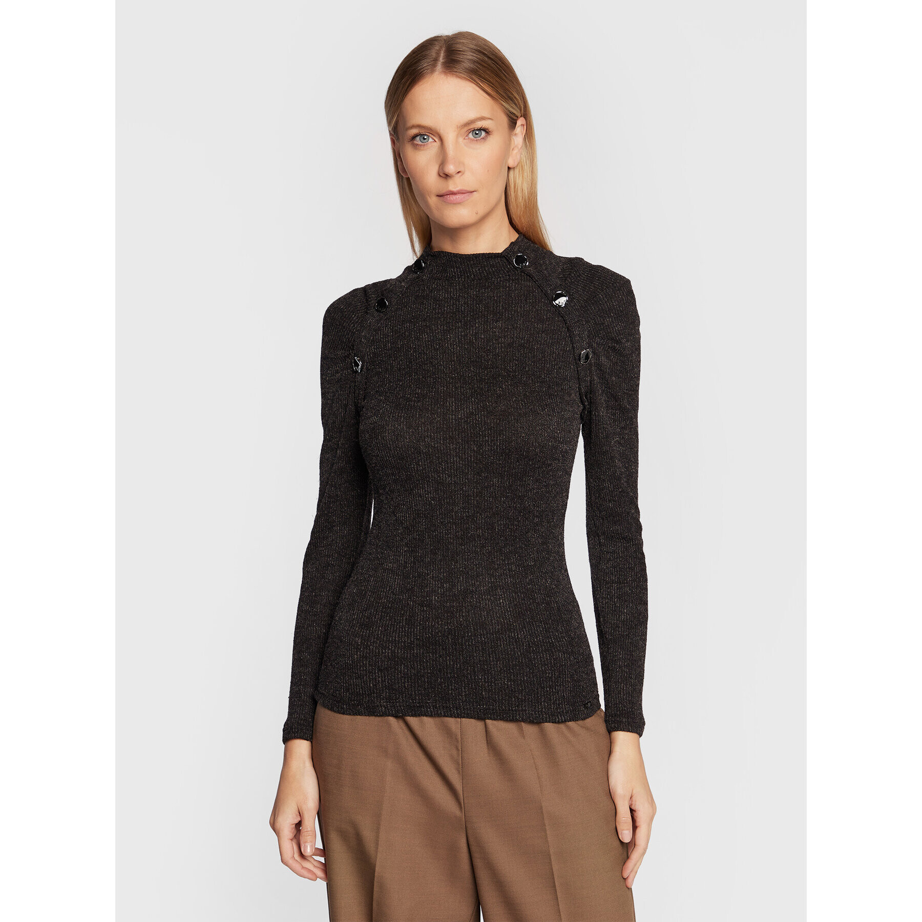 Salsa Блуза 126472 Черен Slim Fit - Pepit.bg