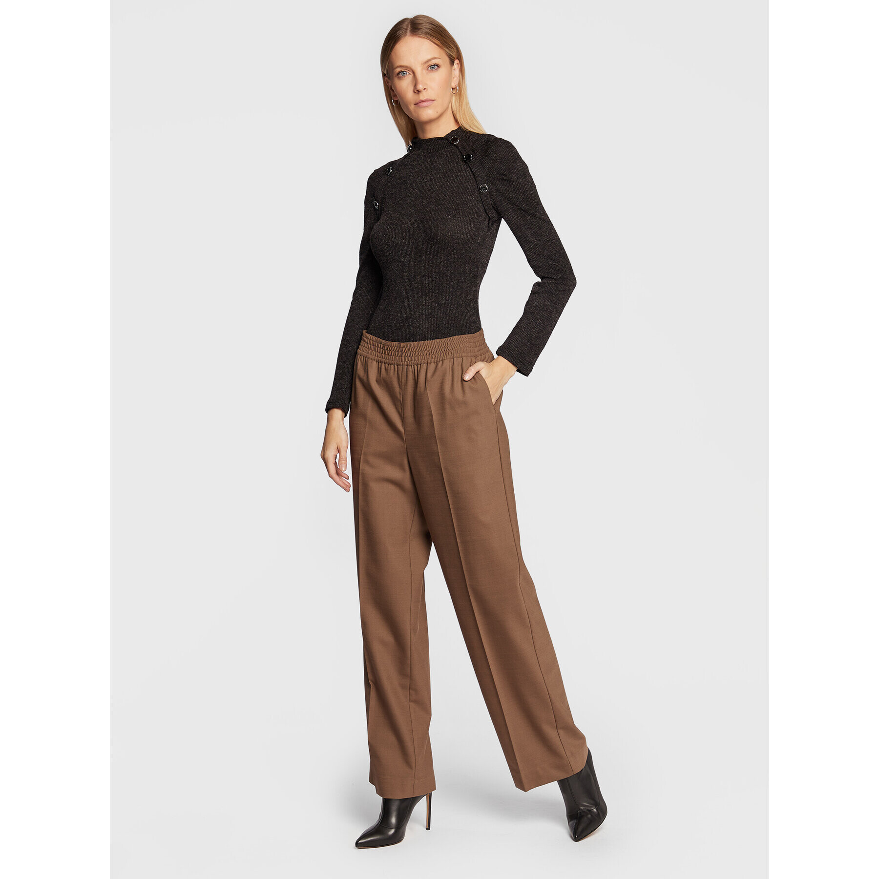 Salsa Блуза 126472 Черен Slim Fit - Pepit.bg